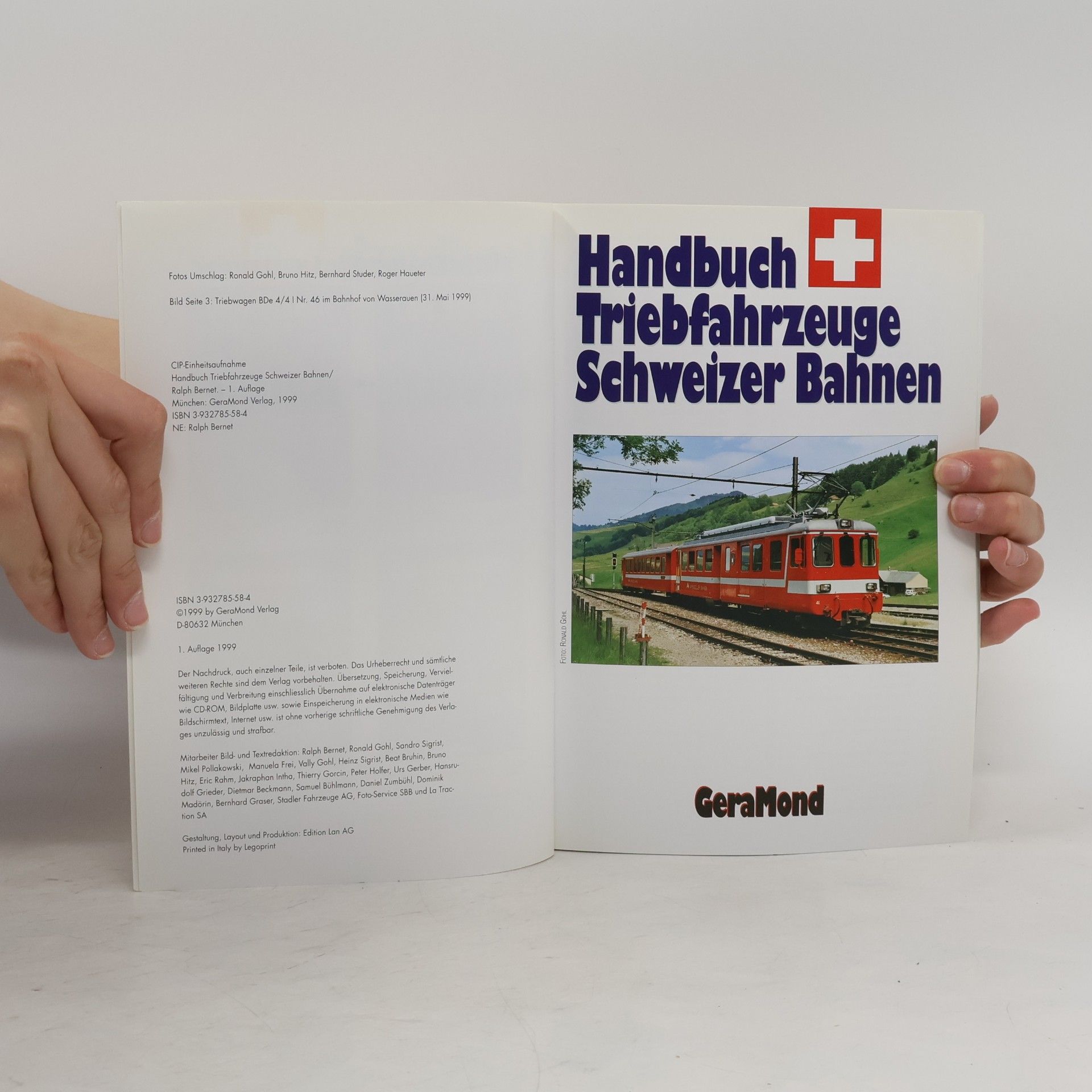 Ralph Bernet Handbuch Schweizer Triebfahrzeuge