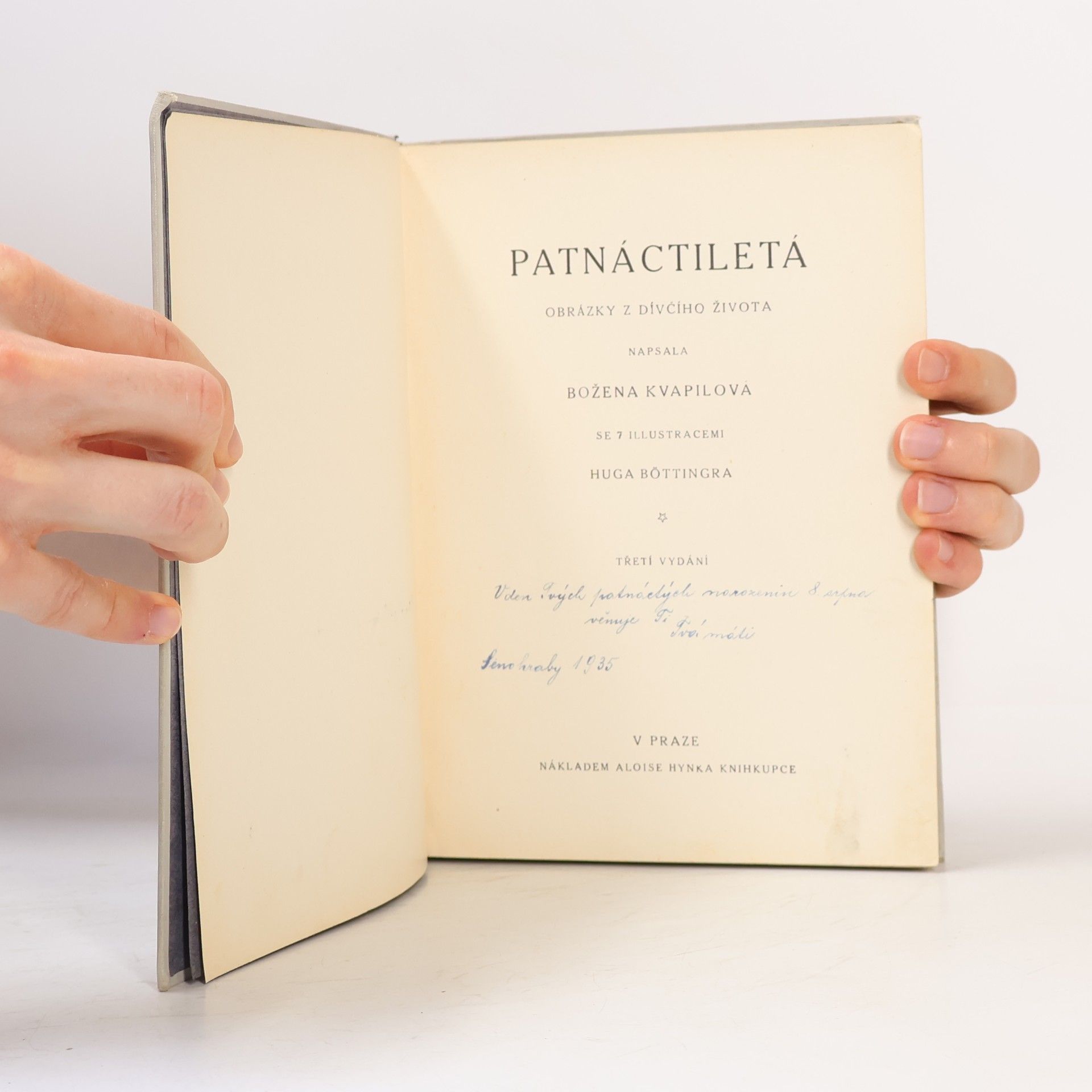 Božena Kvapilová Patnáctiletá