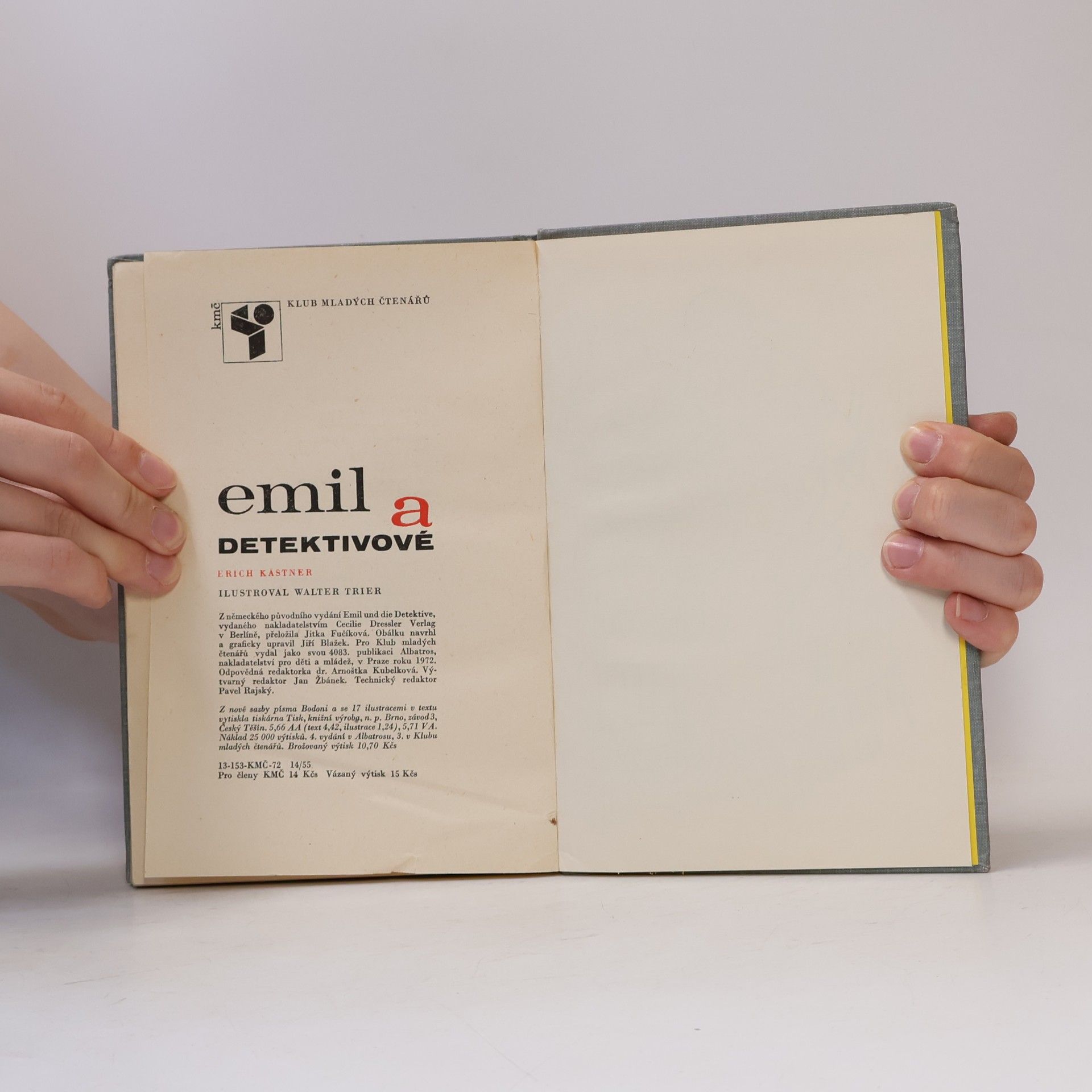 Erich Kästner Emil a detektivové. Emil a tři dvojčata