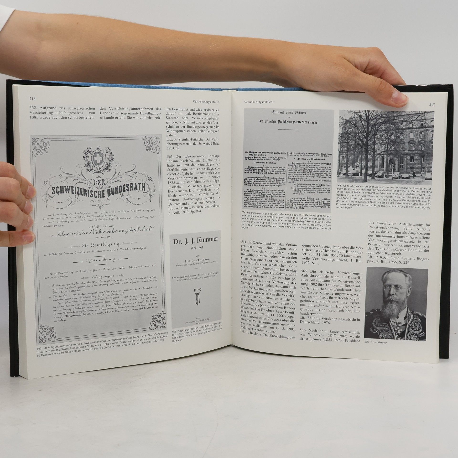 Peter K. Koch Bilder zur Versicherungsgeschichte
