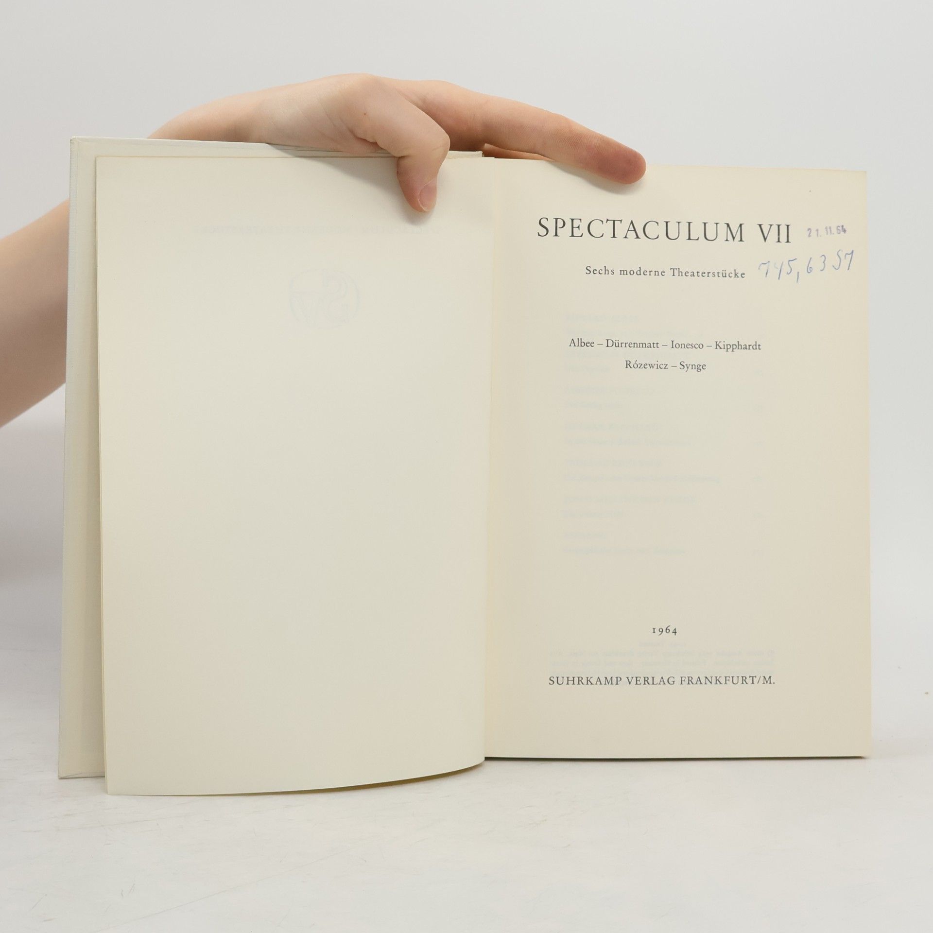 AA.VV. Spectaculum VII