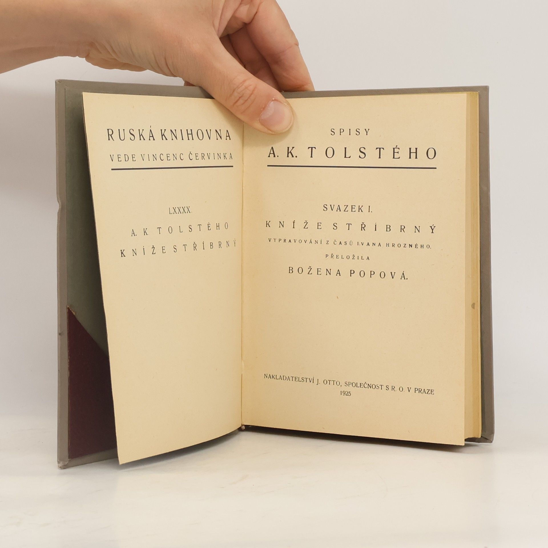 Lew Nikolajewitsch Tolstoi Kníže Stříbrný