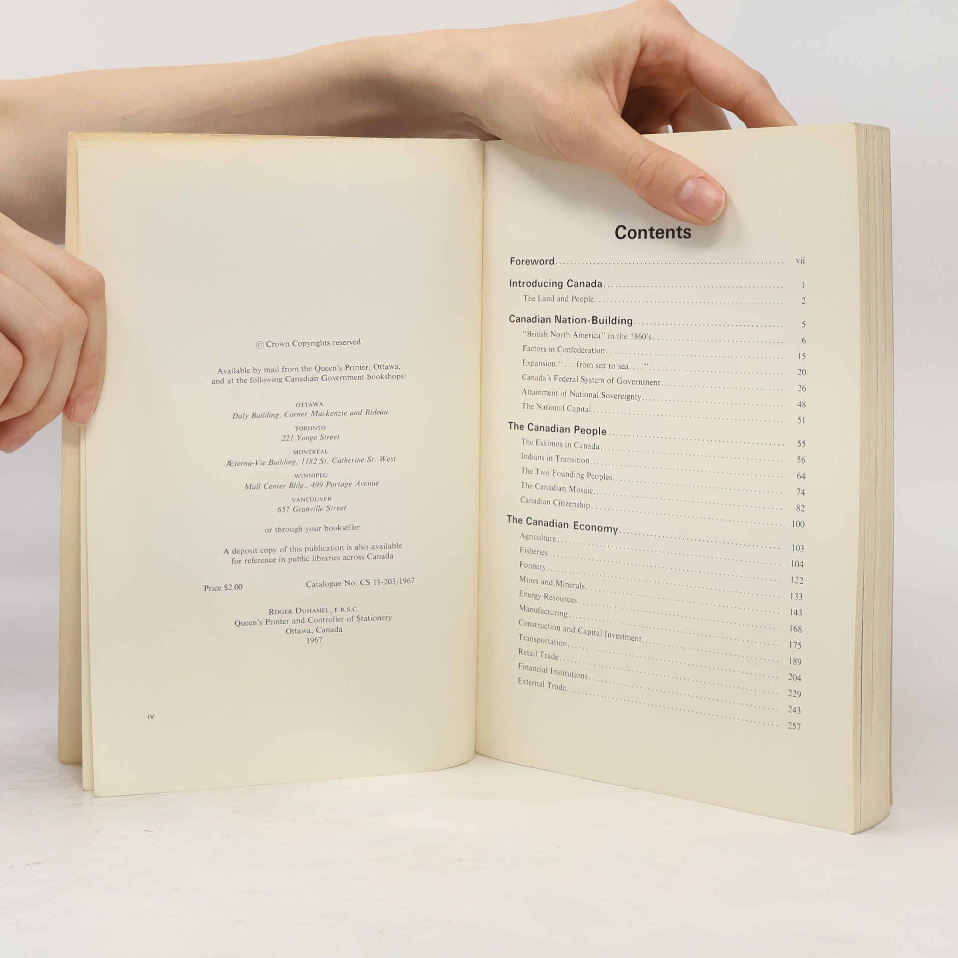 Various authors Canada One Hundred 1867-1967