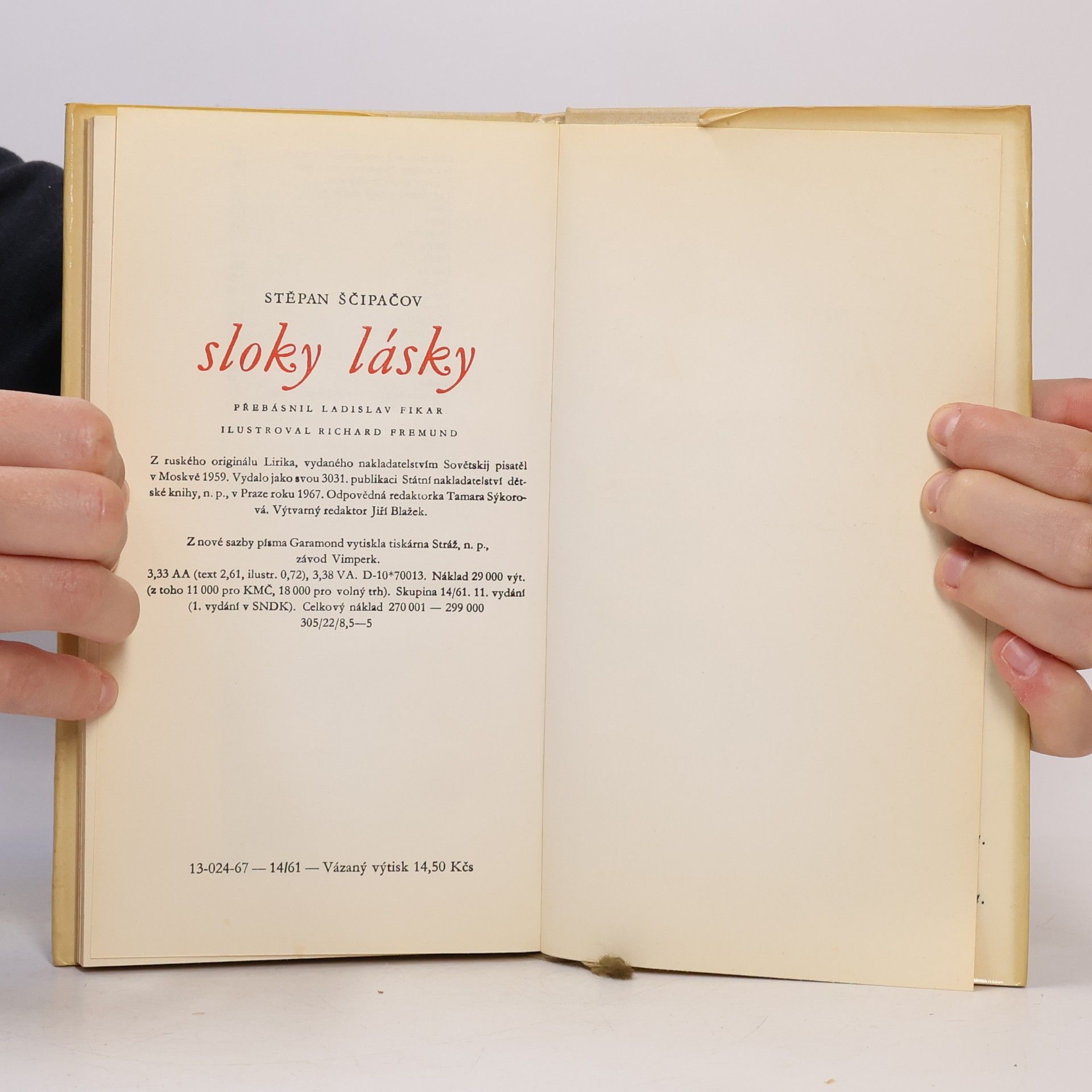 Stěpan Ščipačov Sloky lásky