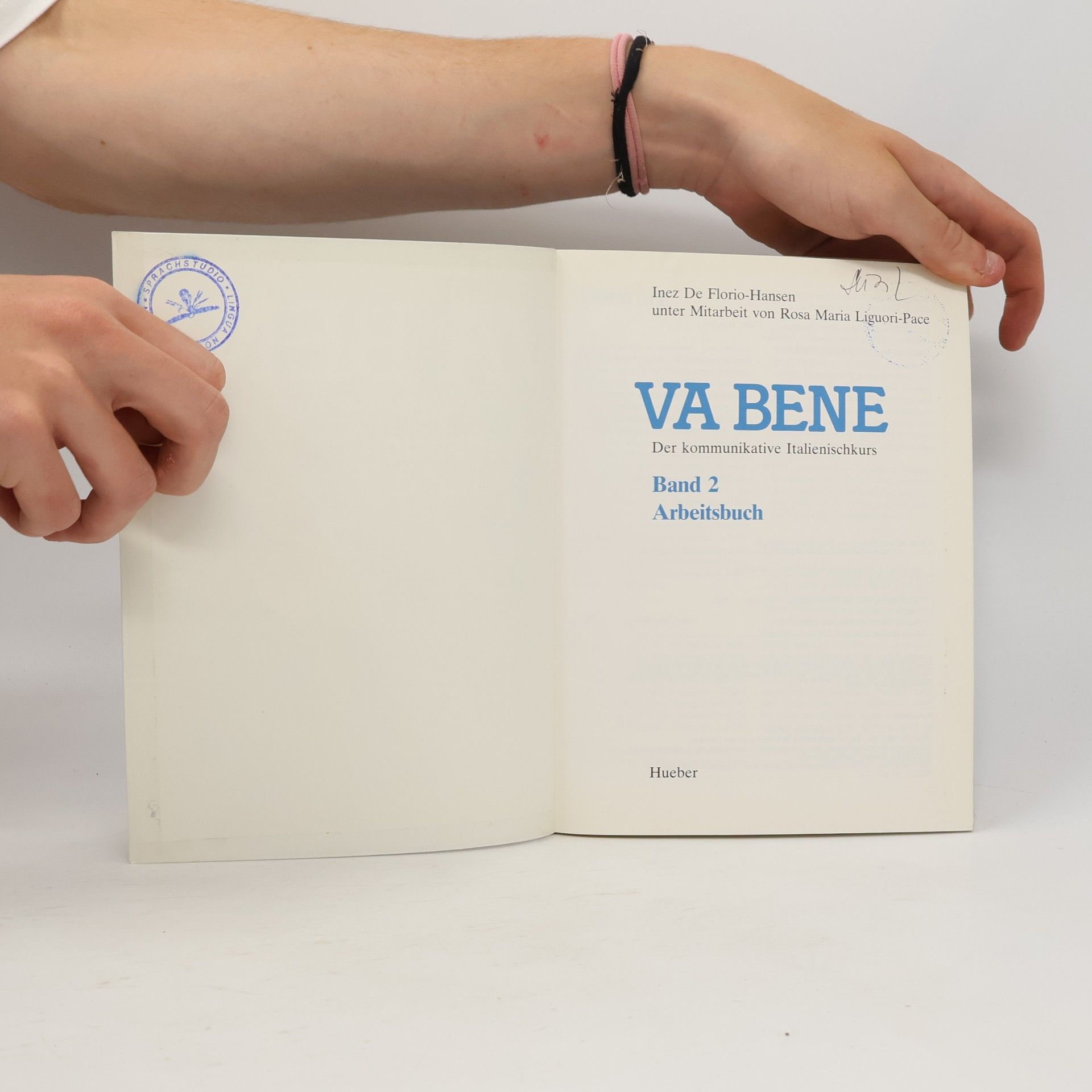 Rosa Maria Liguori-Pace Va bene. Arbeitsbuch 2