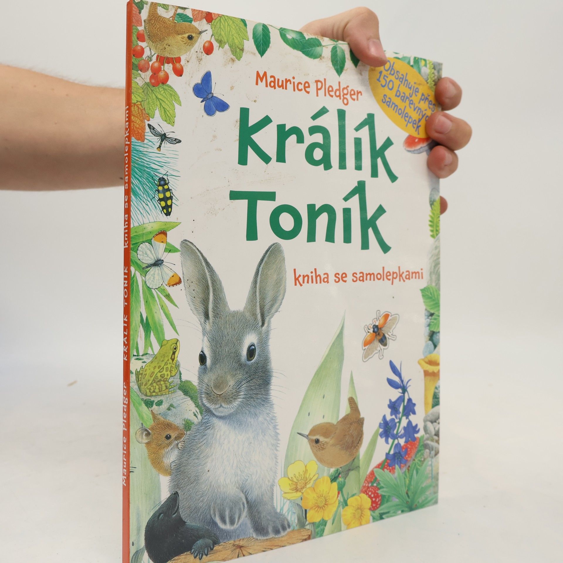 Maurice Pledger Králík Toník : kniha se samolepkami : počítání a barvy