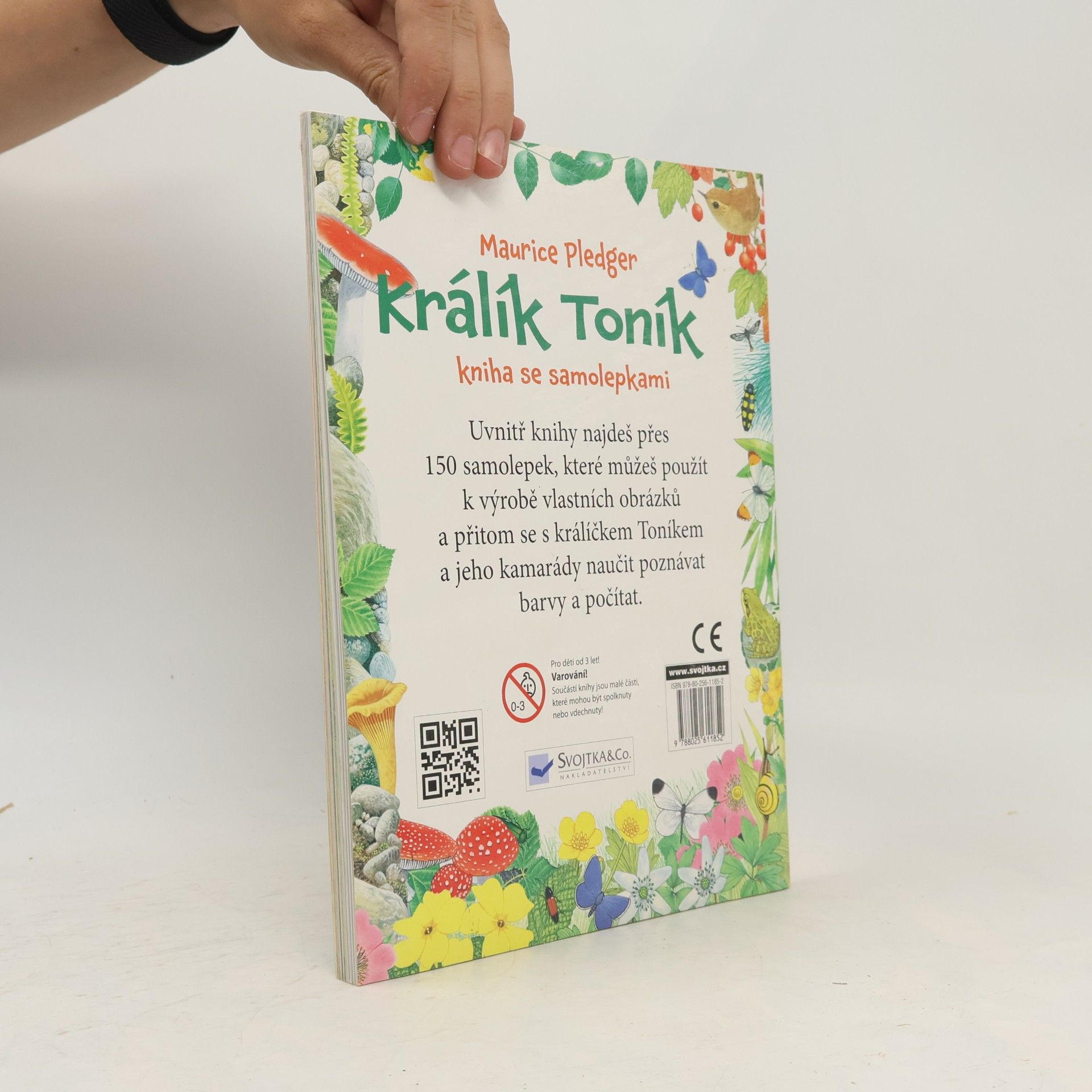 Maurice Pledger Králík Toník : kniha se samolepkami : počítání a barvy