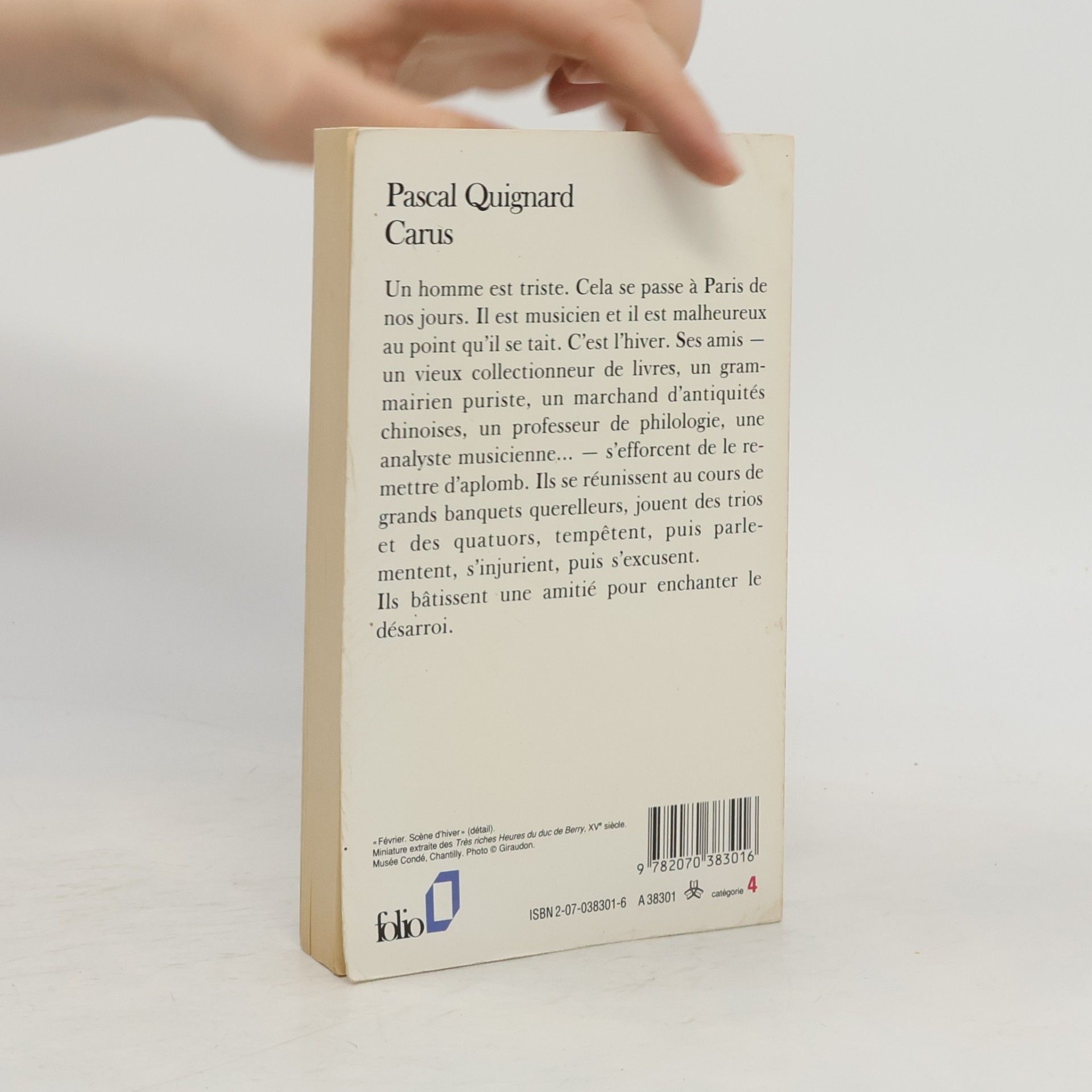 Pascal Quignard Folio: Carus: Texte intégral