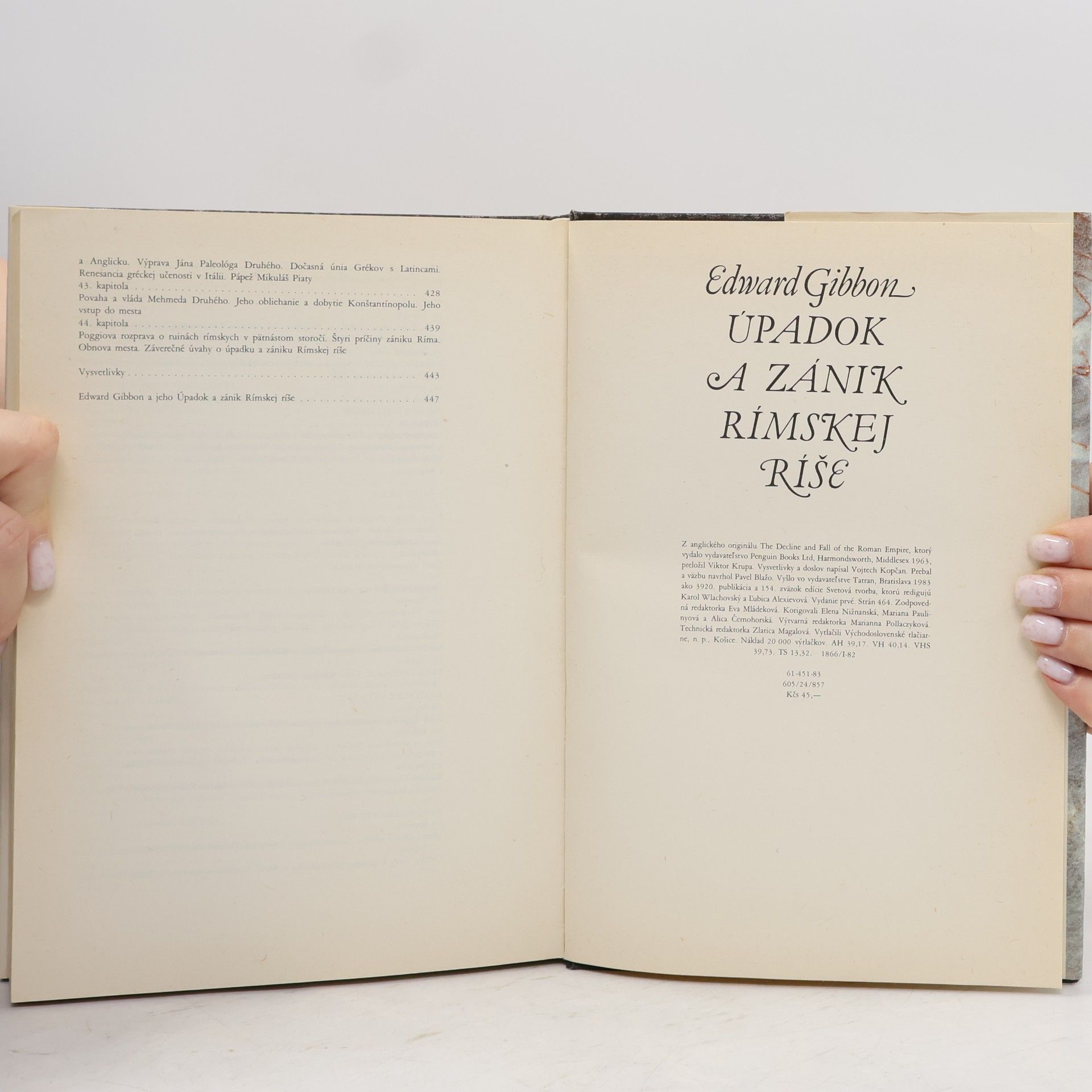 Edward Gibbon Úpadok a zánik Rímskej ríše