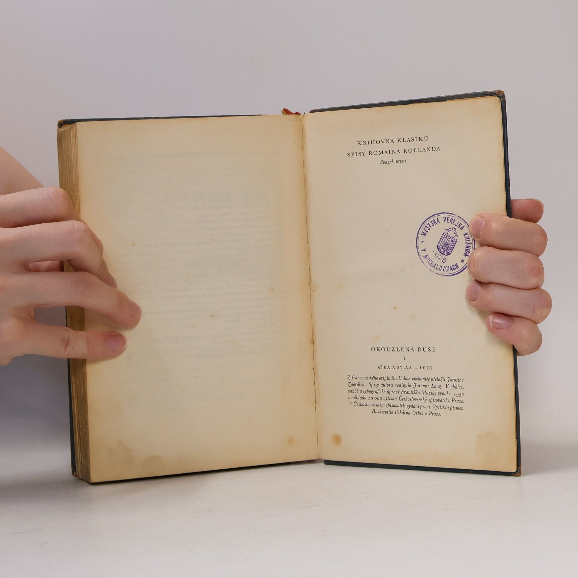 Romain Rolland Okouzlená duše I.