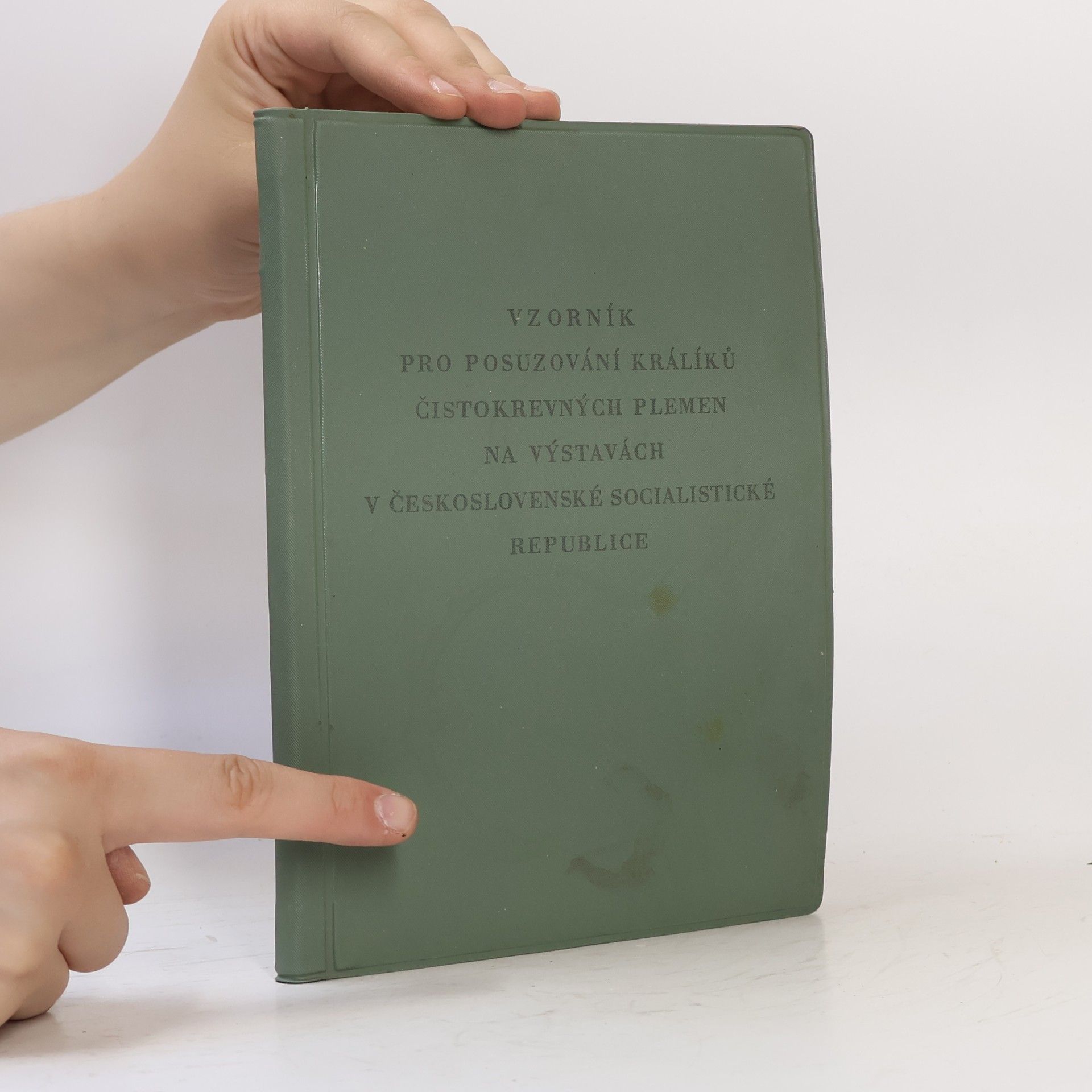AA.VV. Vzorník pro posuzování králíků čistokrevných plemen na výstavách v Československé socialistické republice