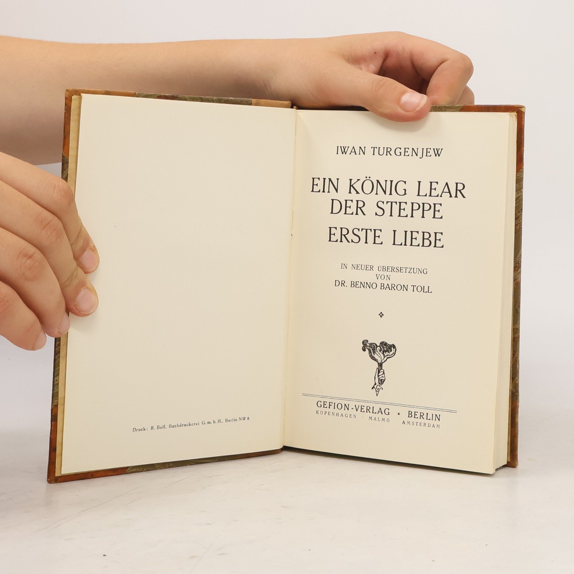 Iwan Turgenjew Ein König Lear der Steppe. Erste Liebe
