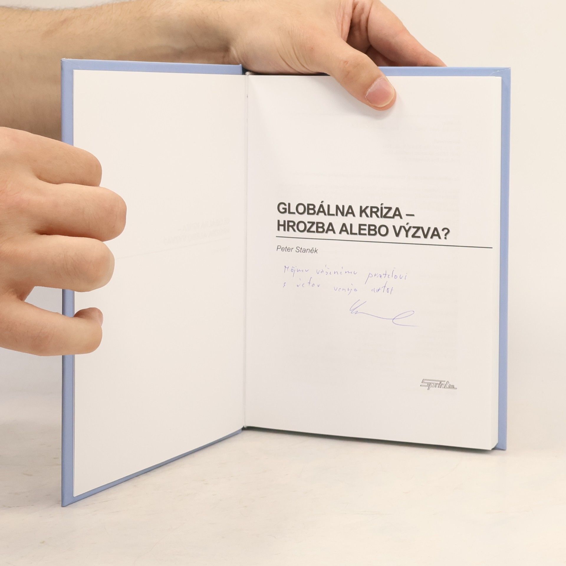 Peter Staněk Globálna kríza - hrozba alebo výzva?