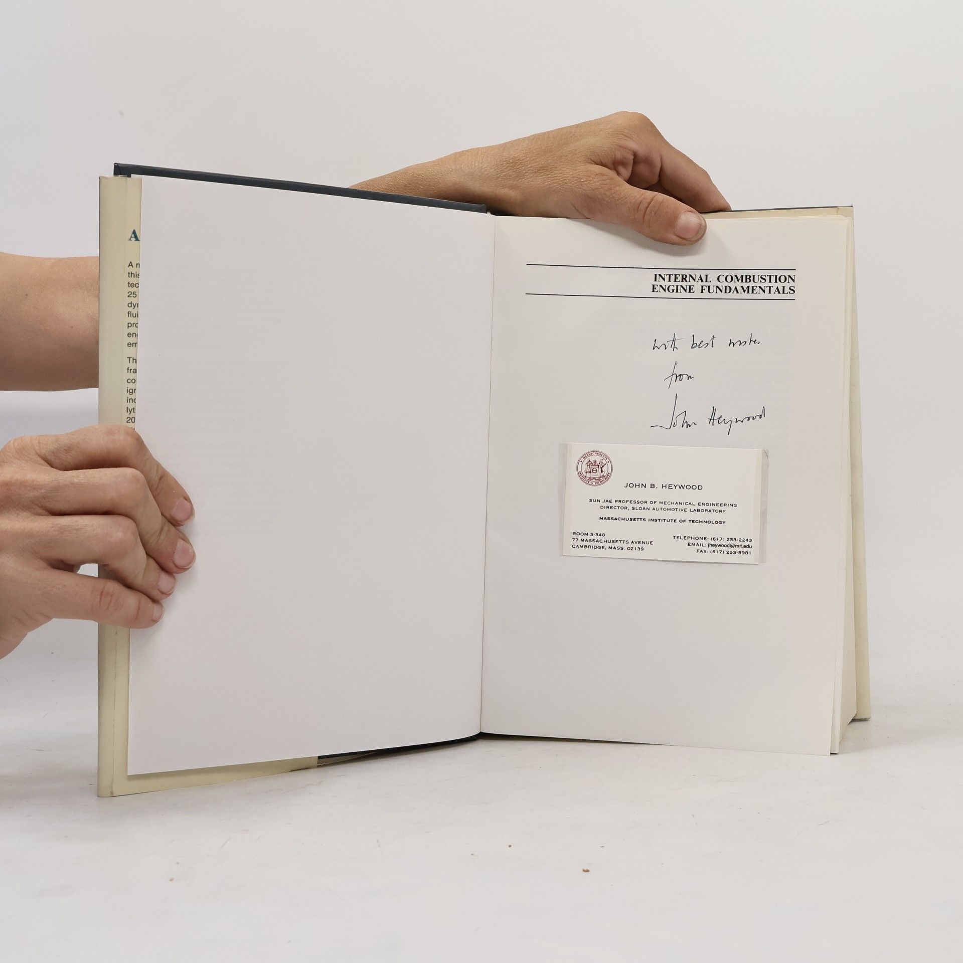 John B. Heywood McGraw Hill Series in Mechanical Engineering: Internal Combustion Engine Fundamentals