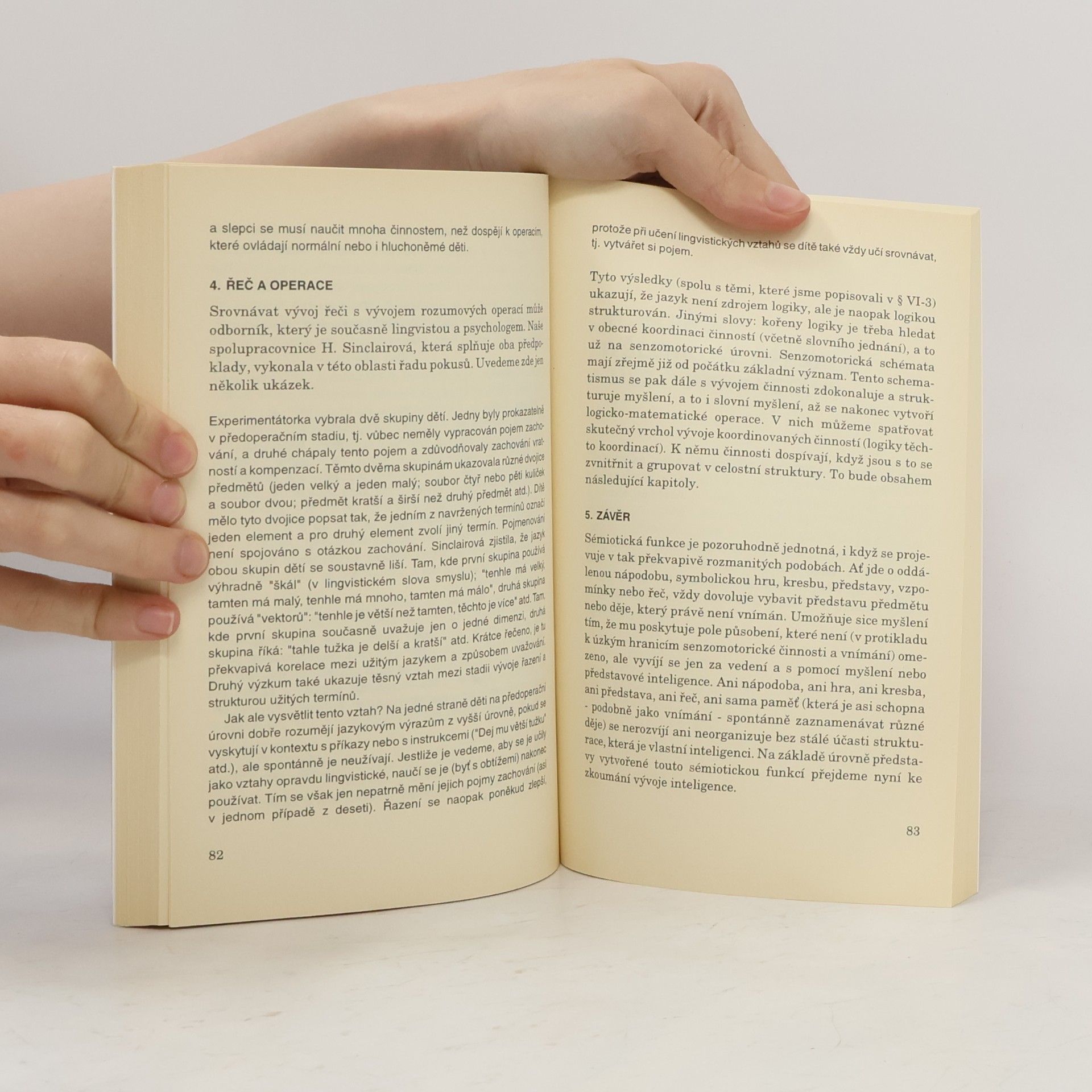 Jean Piaget Psychologie dítěte