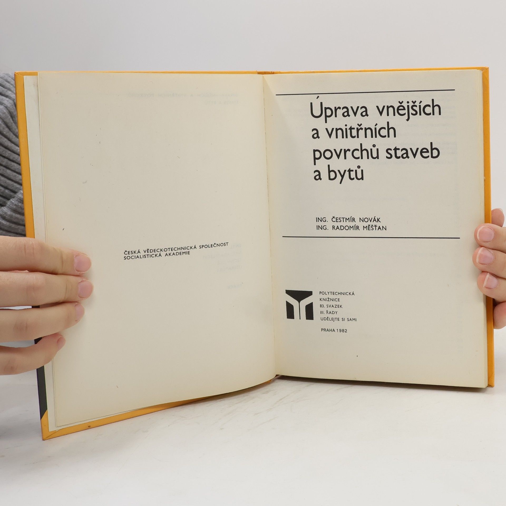 Čestmír Novák Úprava vnějších a vnitřních povrchů staveb a bytů