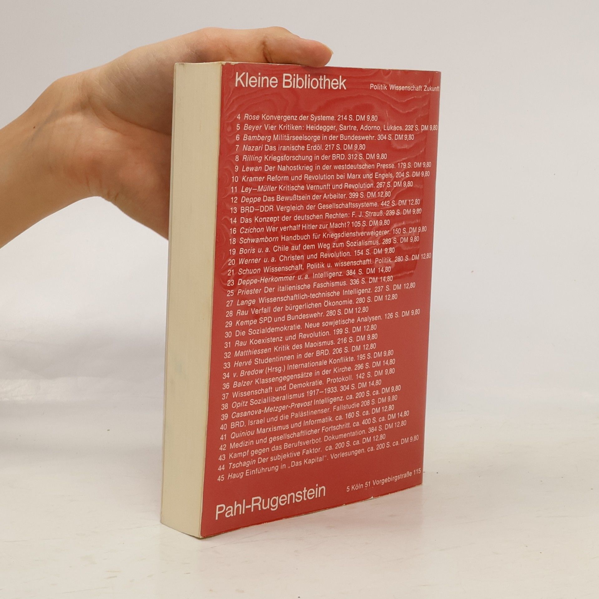 Horst Bethge Kleine Bibliothek - 3: Der Kampf gegen das Berufsverbot