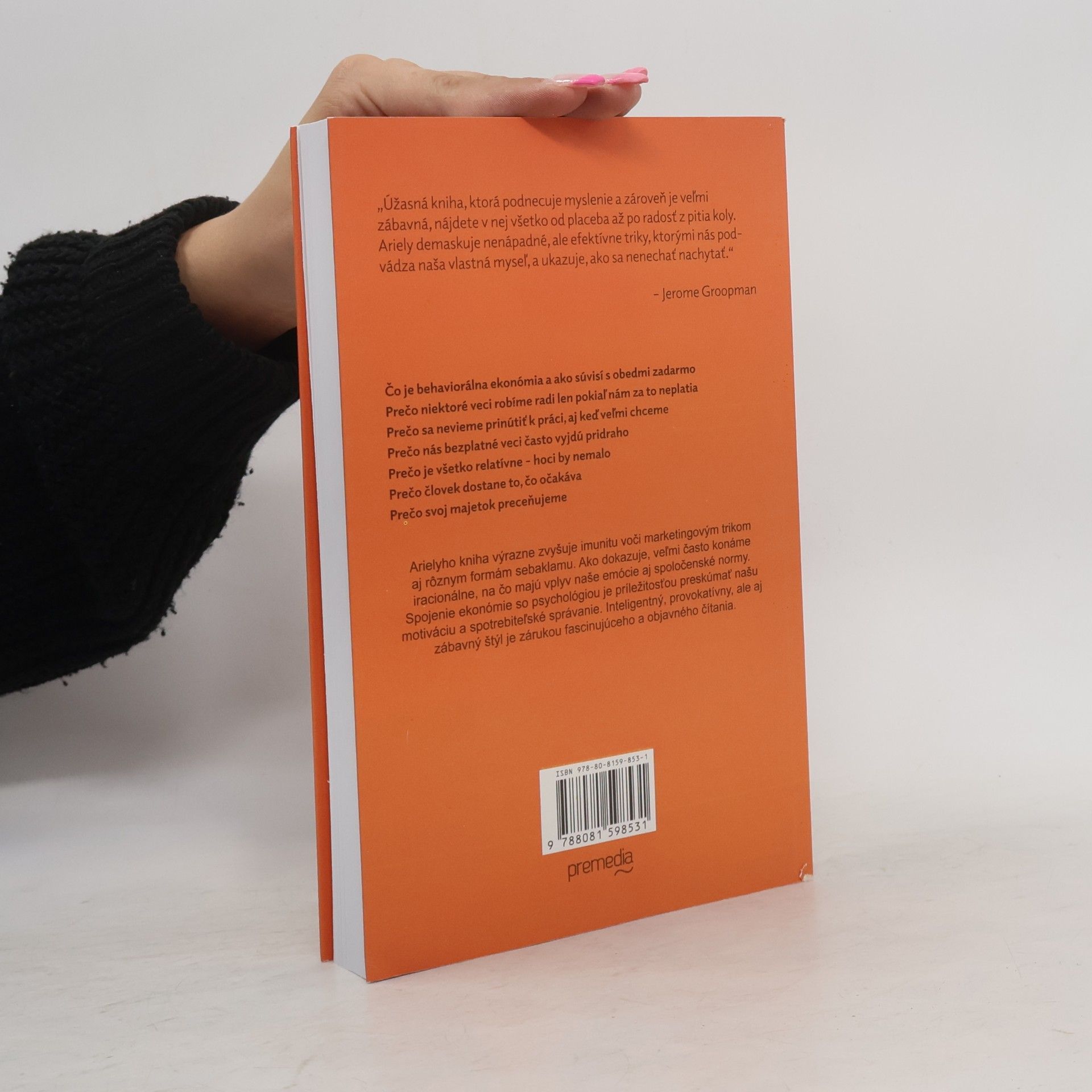 Dan Ariely Aké drahé je zadarmo