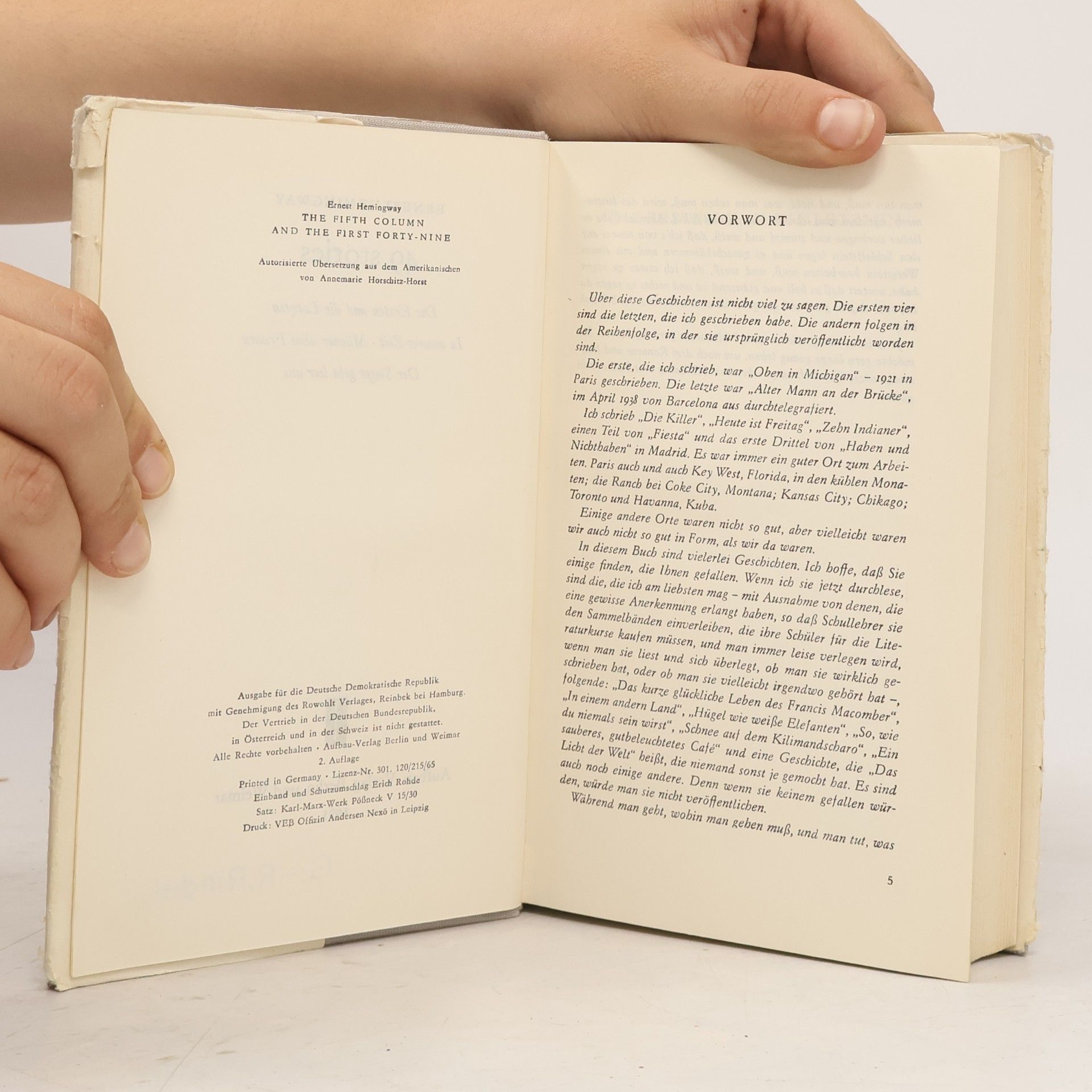 Ernest Hemingway 49 Stories