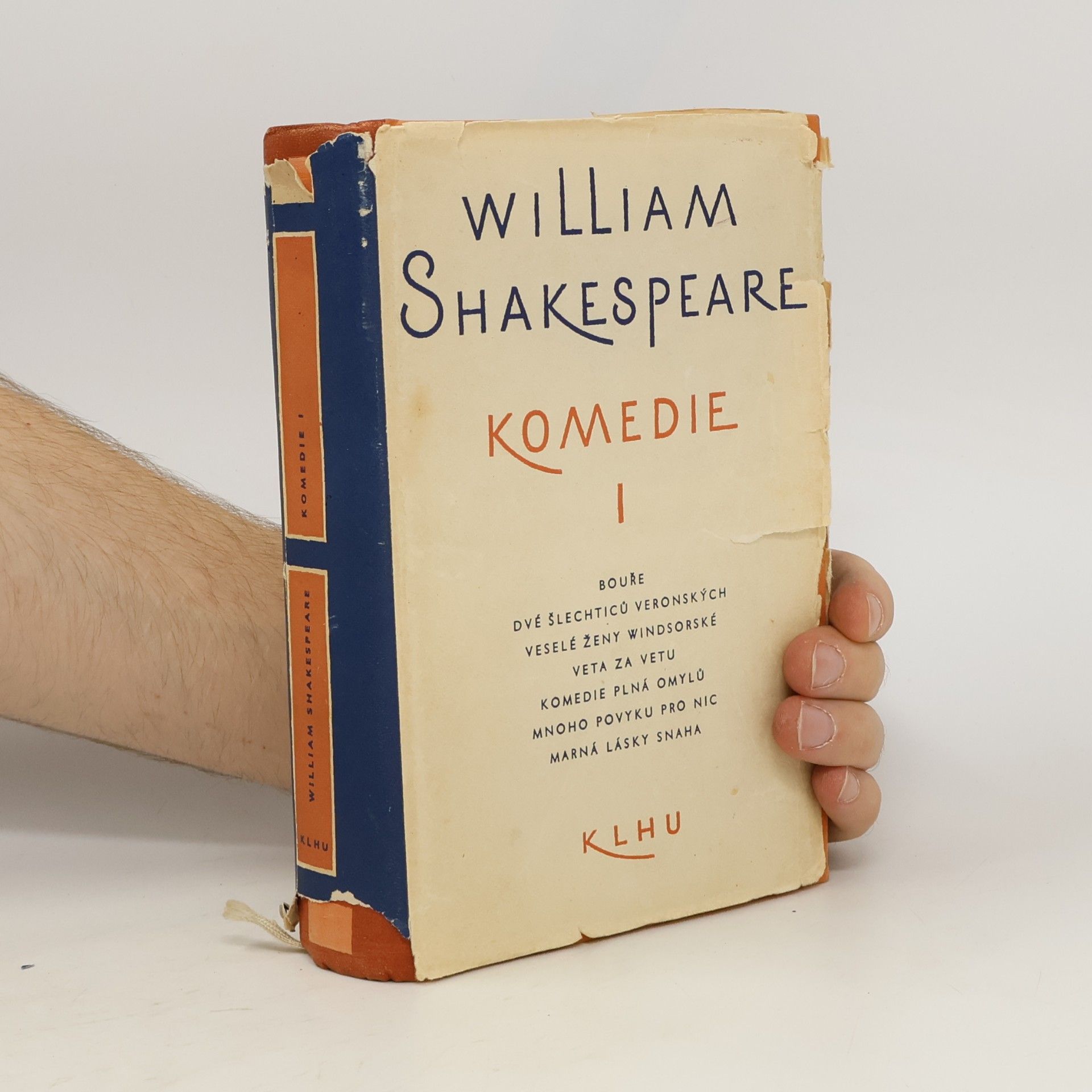 William Shakespeare Komedie I.