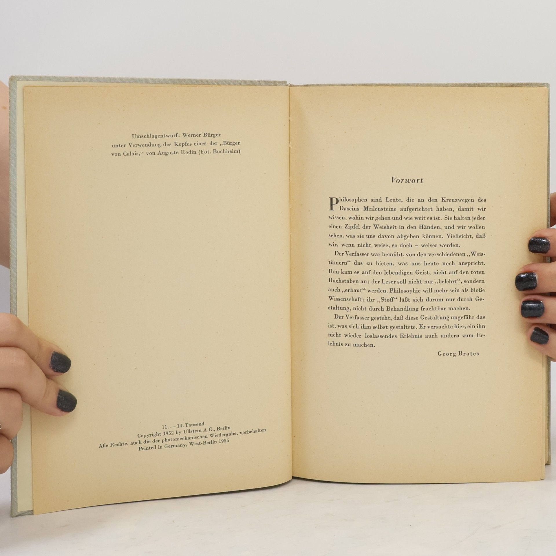 Georg Brates Du und die Philosophie