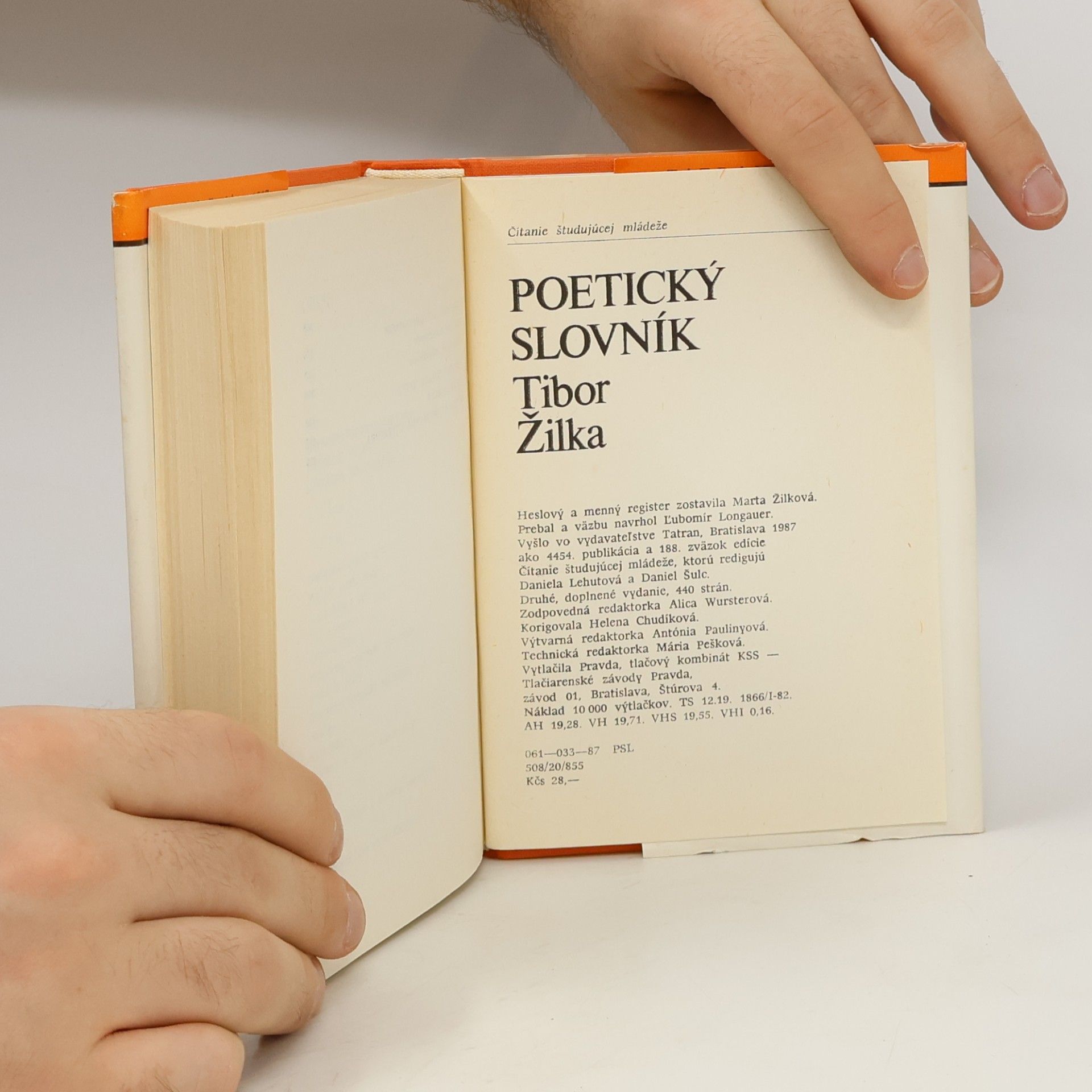 Tibor Žilka Poetický slovník