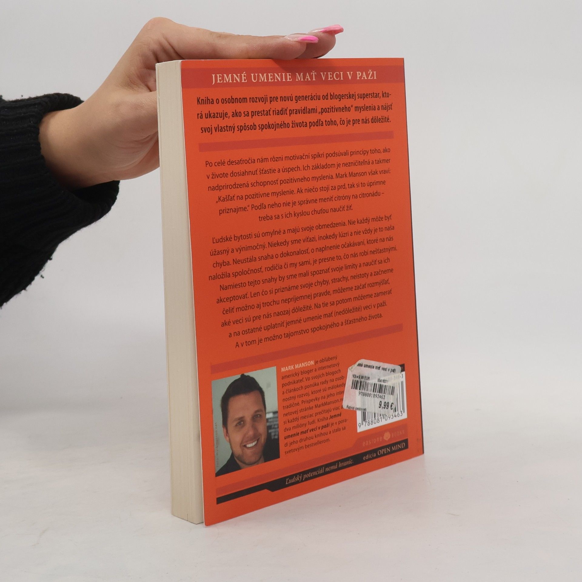 Mark Manson Jemné umenie mať veci v p**i