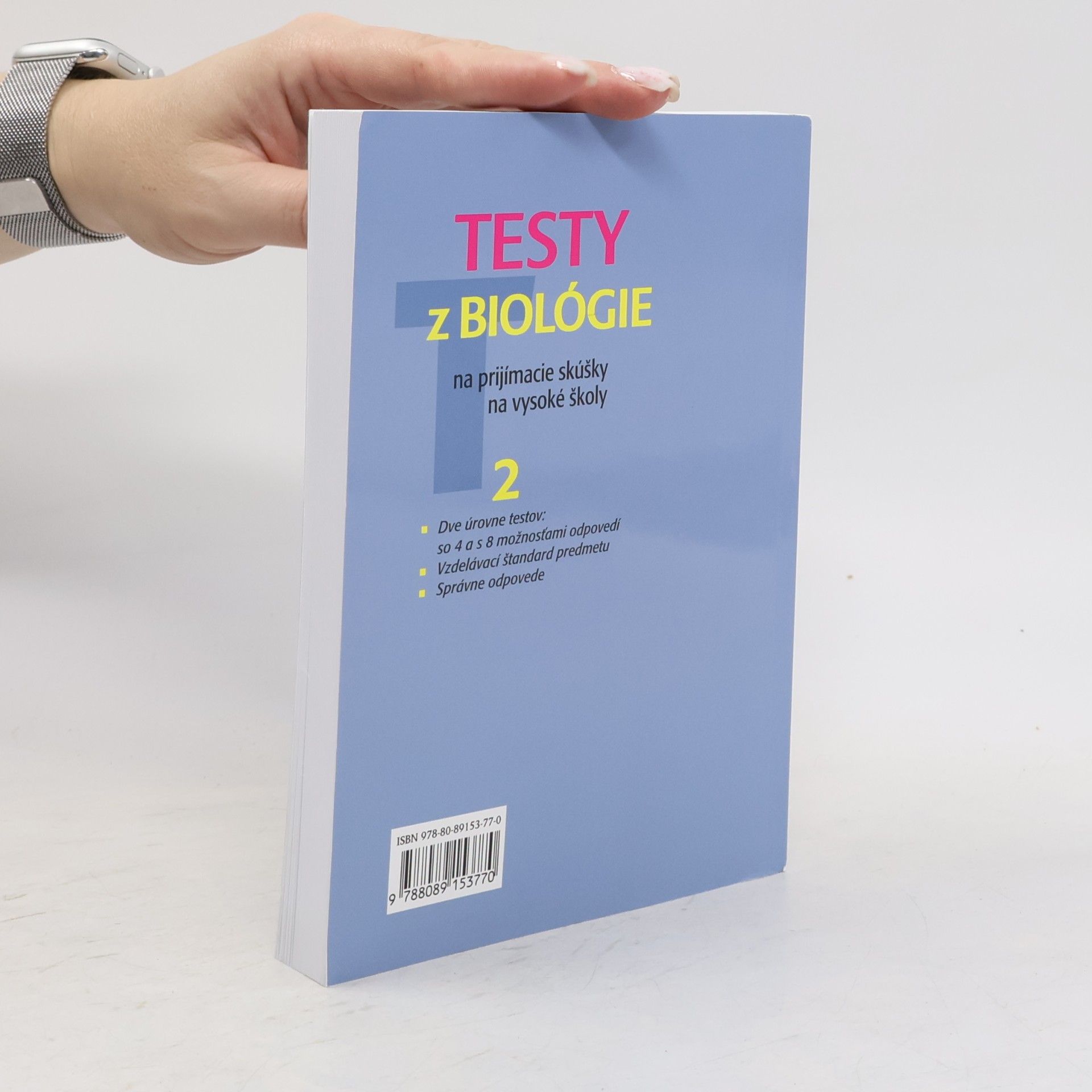 Petra Augustin Testy z biológie na prijímacie skúšky na vysoké školy 2