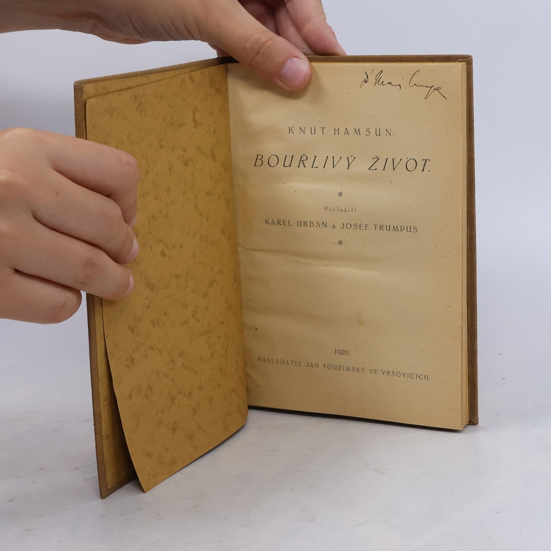 Knut Hamsun Bouřlivý život