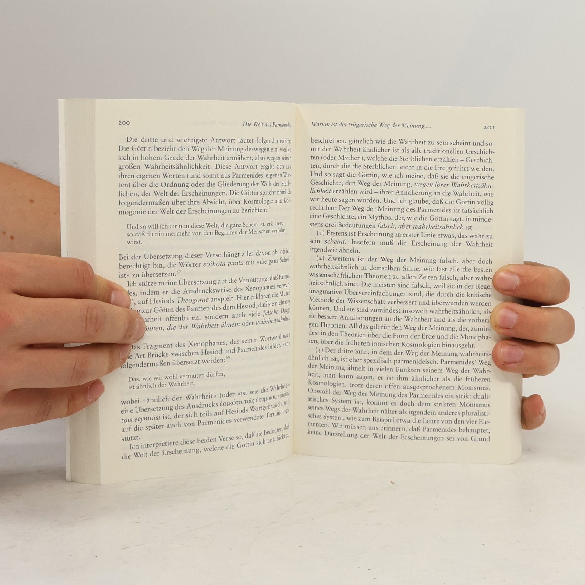 Karl Popper Die Welt des Parmenides