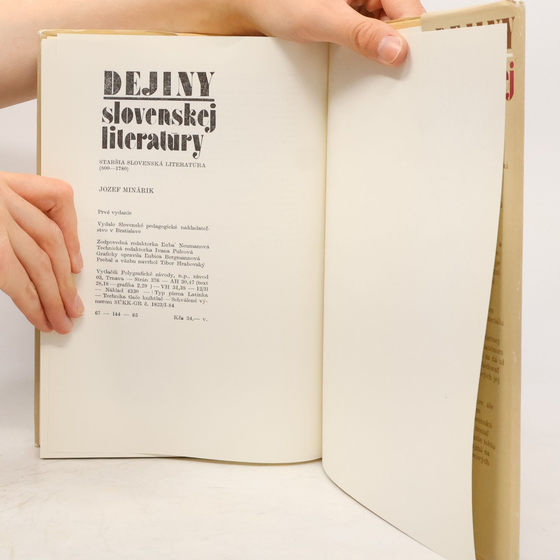 Jozef Minárik Dejiny slovenskej literatúry 1