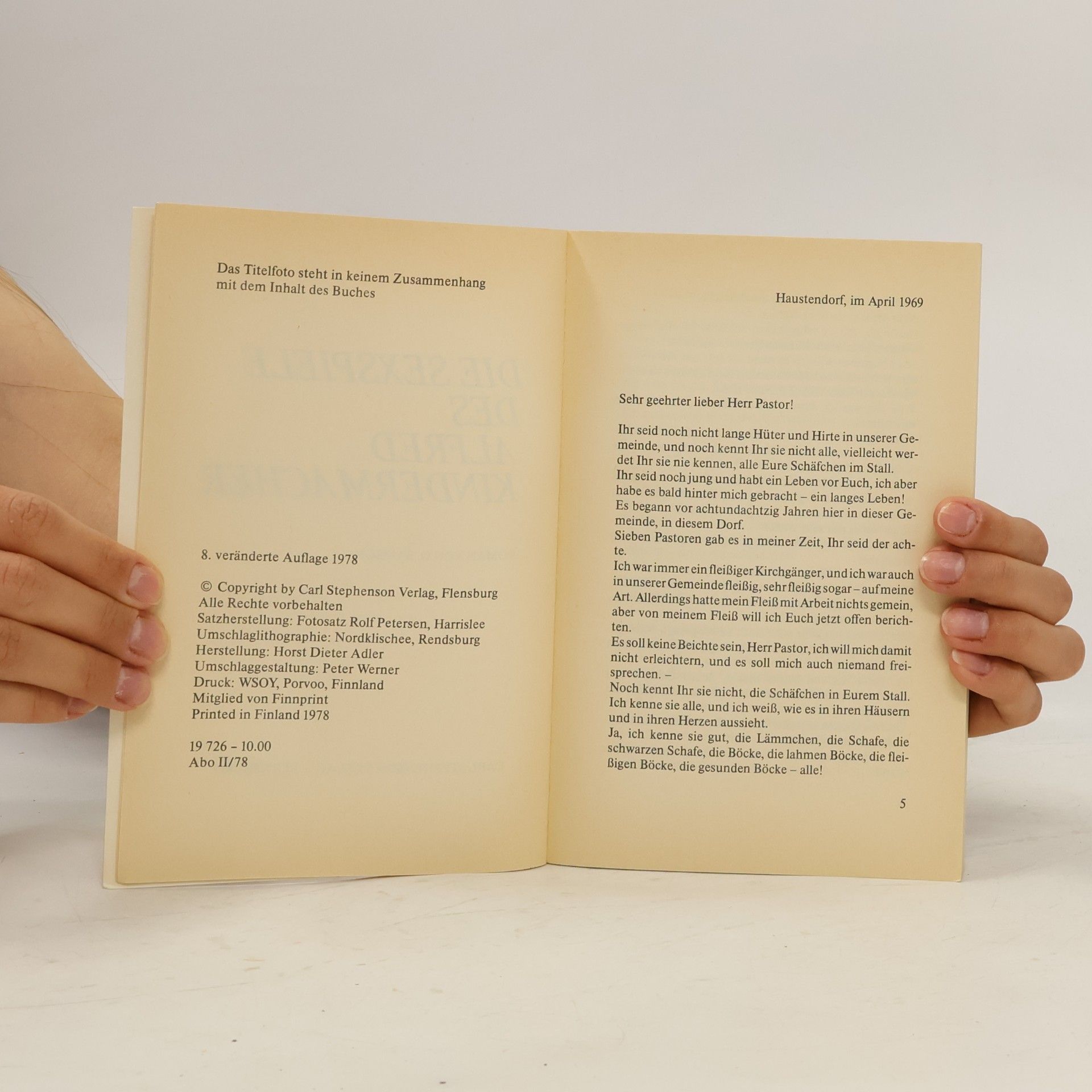 O. Samson Die Sexspiele des Alfred Kindermacher