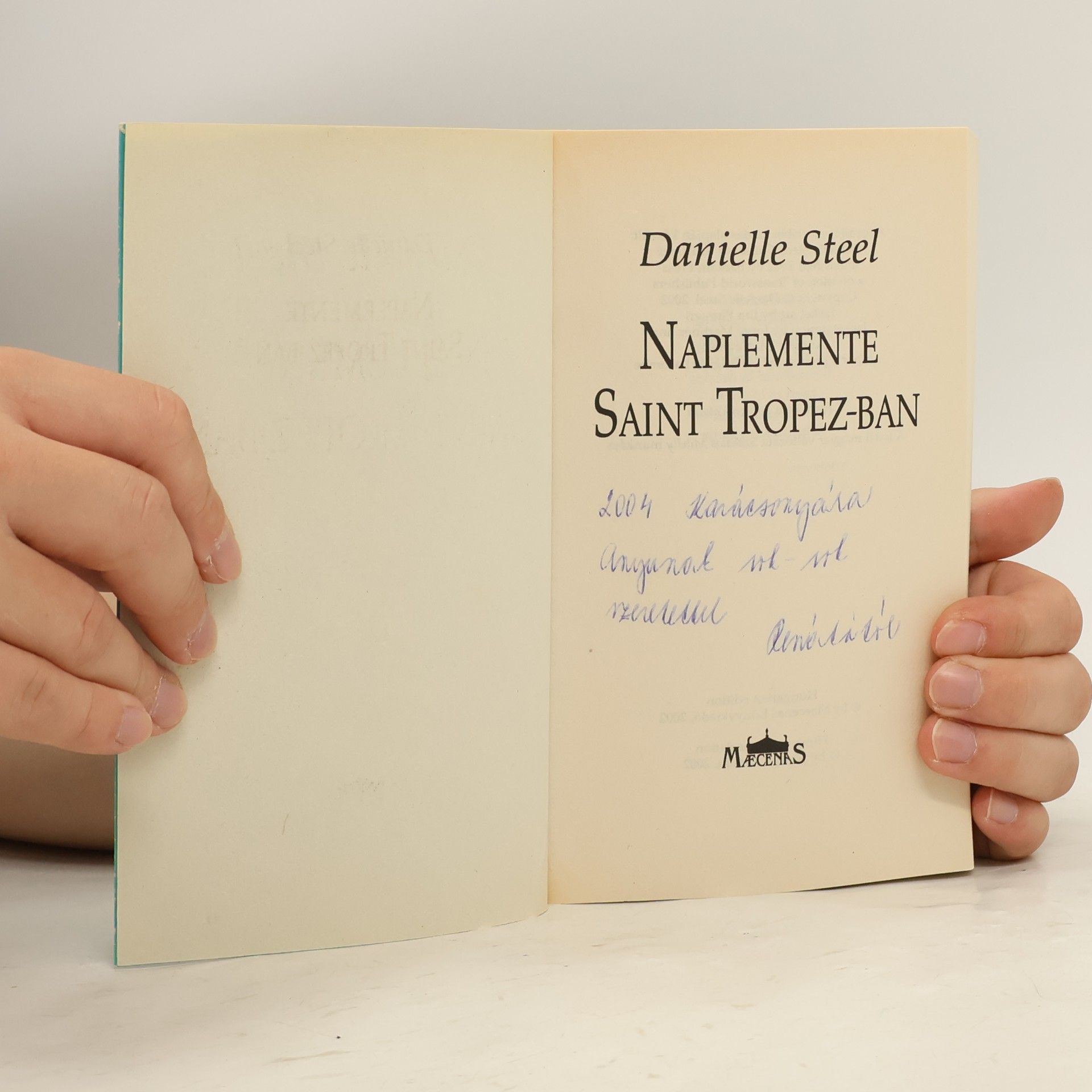 Danielle Steelová Naplemente Saint Tropez-ban