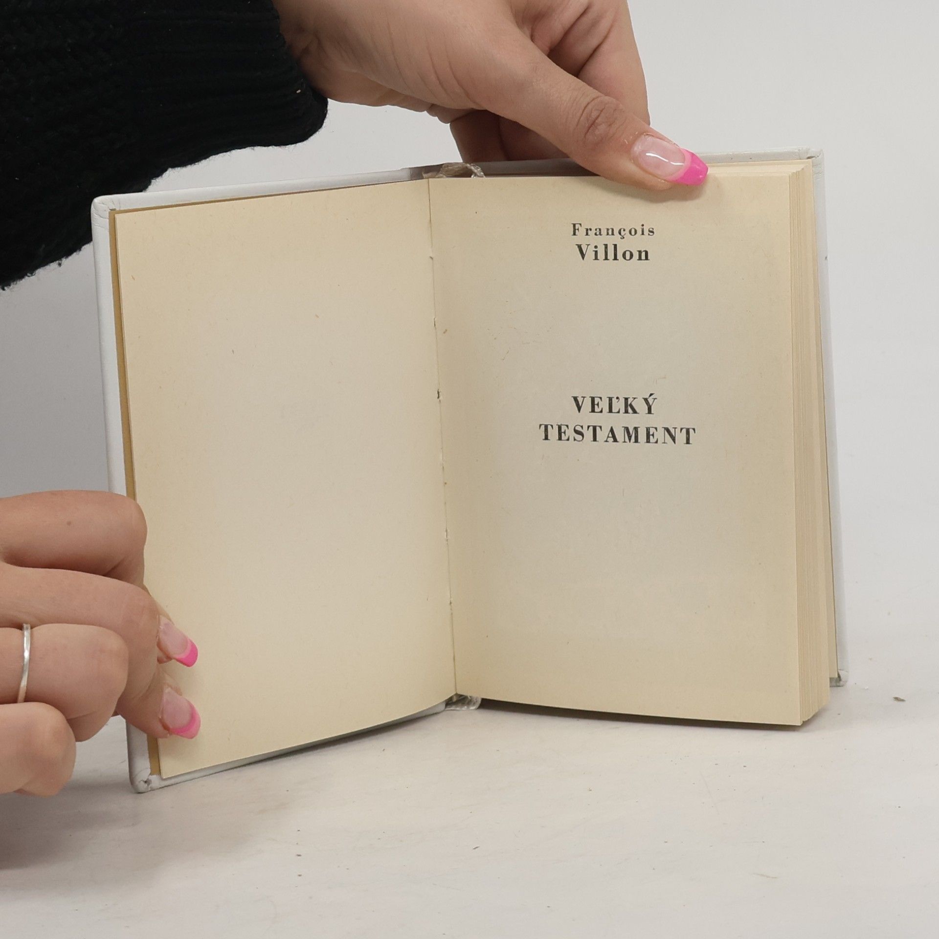 François Villon Veľký Testament