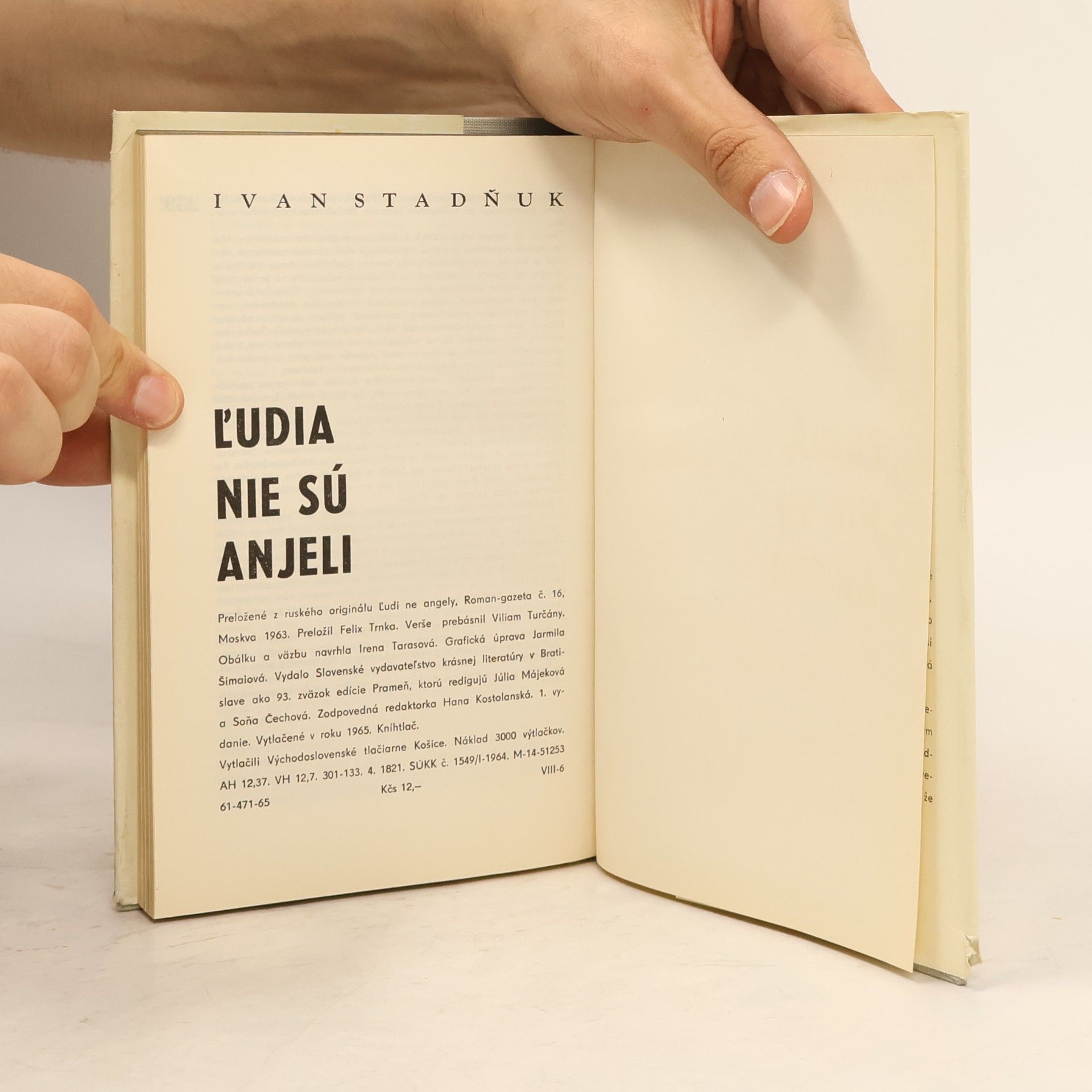 Ivan Stadňuk Ľudia nie sú anjeli