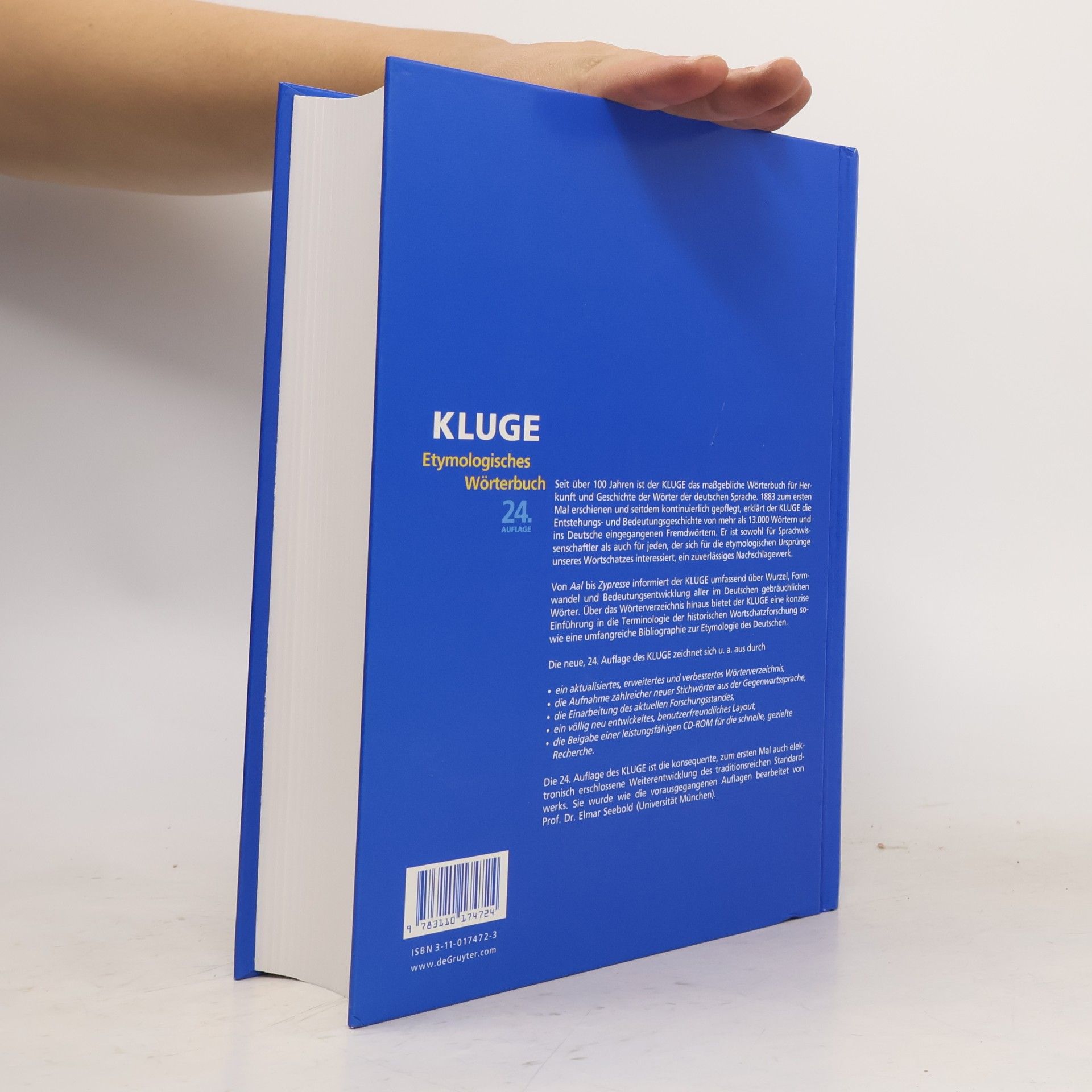 Friedrich Kluge Kluge. Etymologisches Wörterbuch der deutschen Sprache