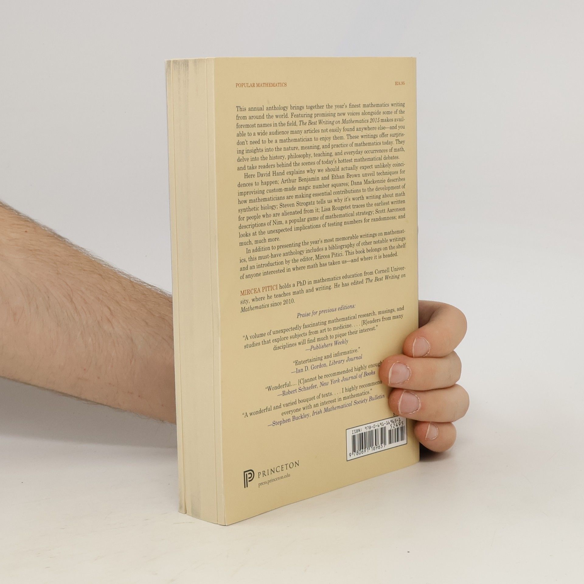 Mircea Pitici Best Writing on Mathematics 2015