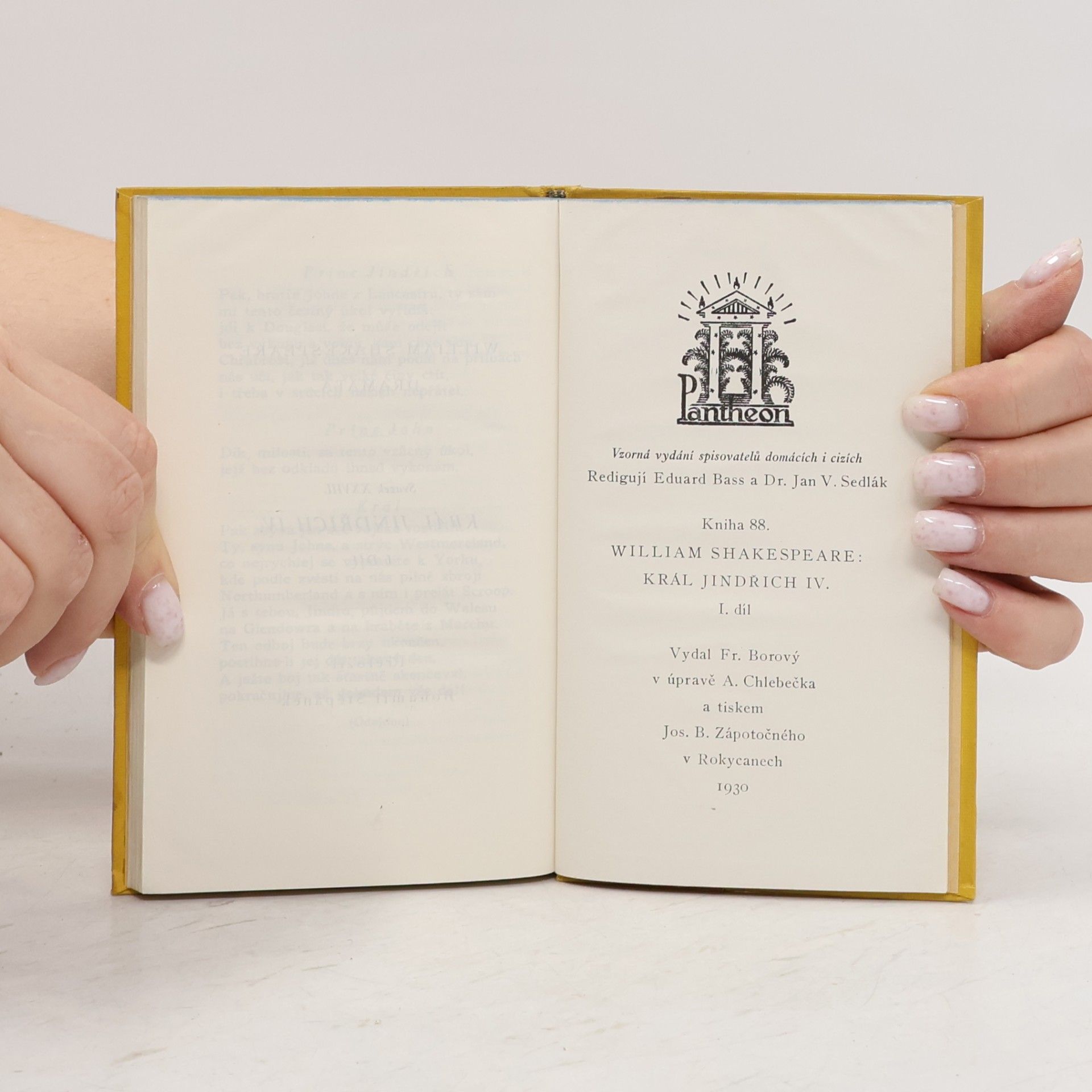 William Shakespeare Jindřich IV. Díl II.