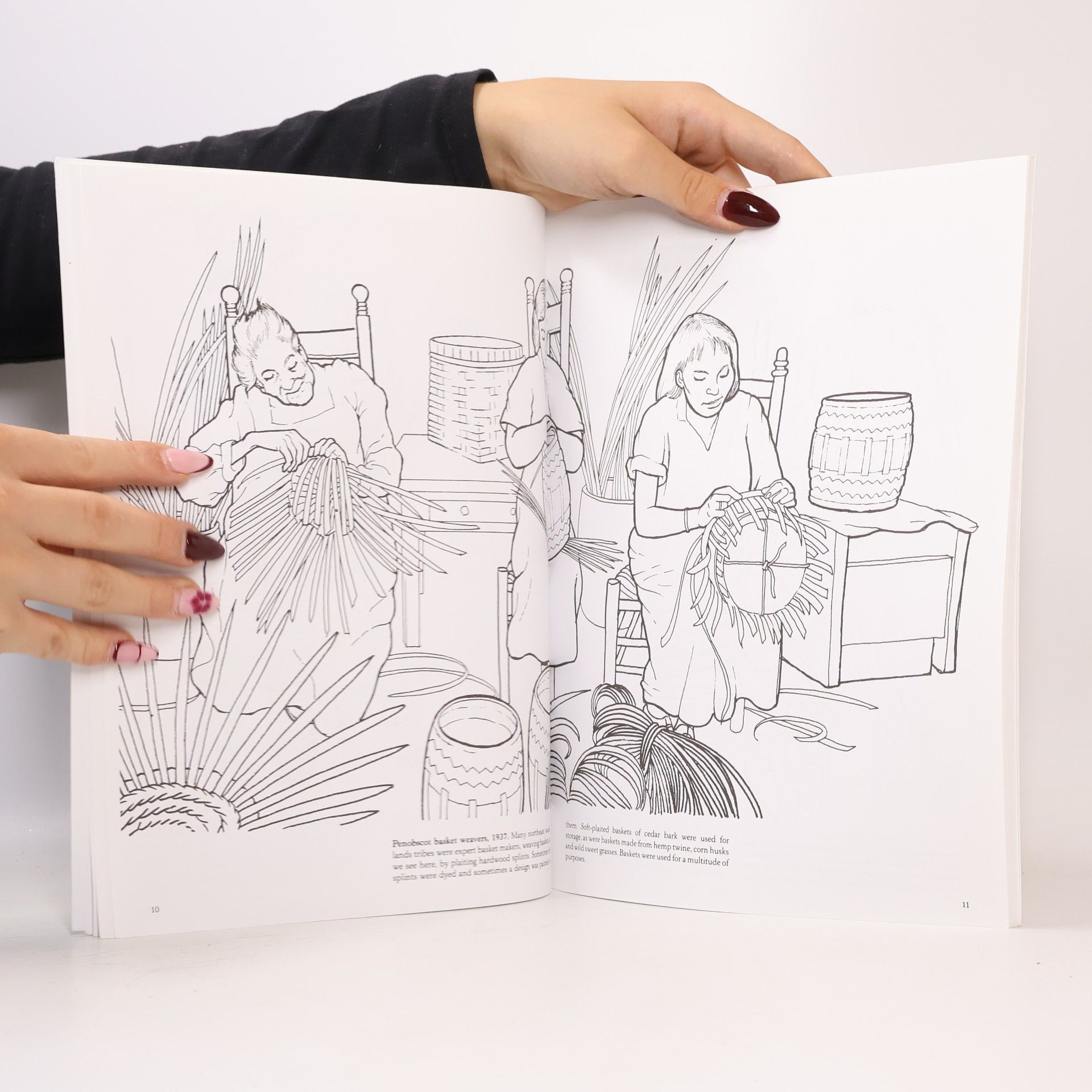 Peter F. Copeland Woodlands Indians Coloring Book