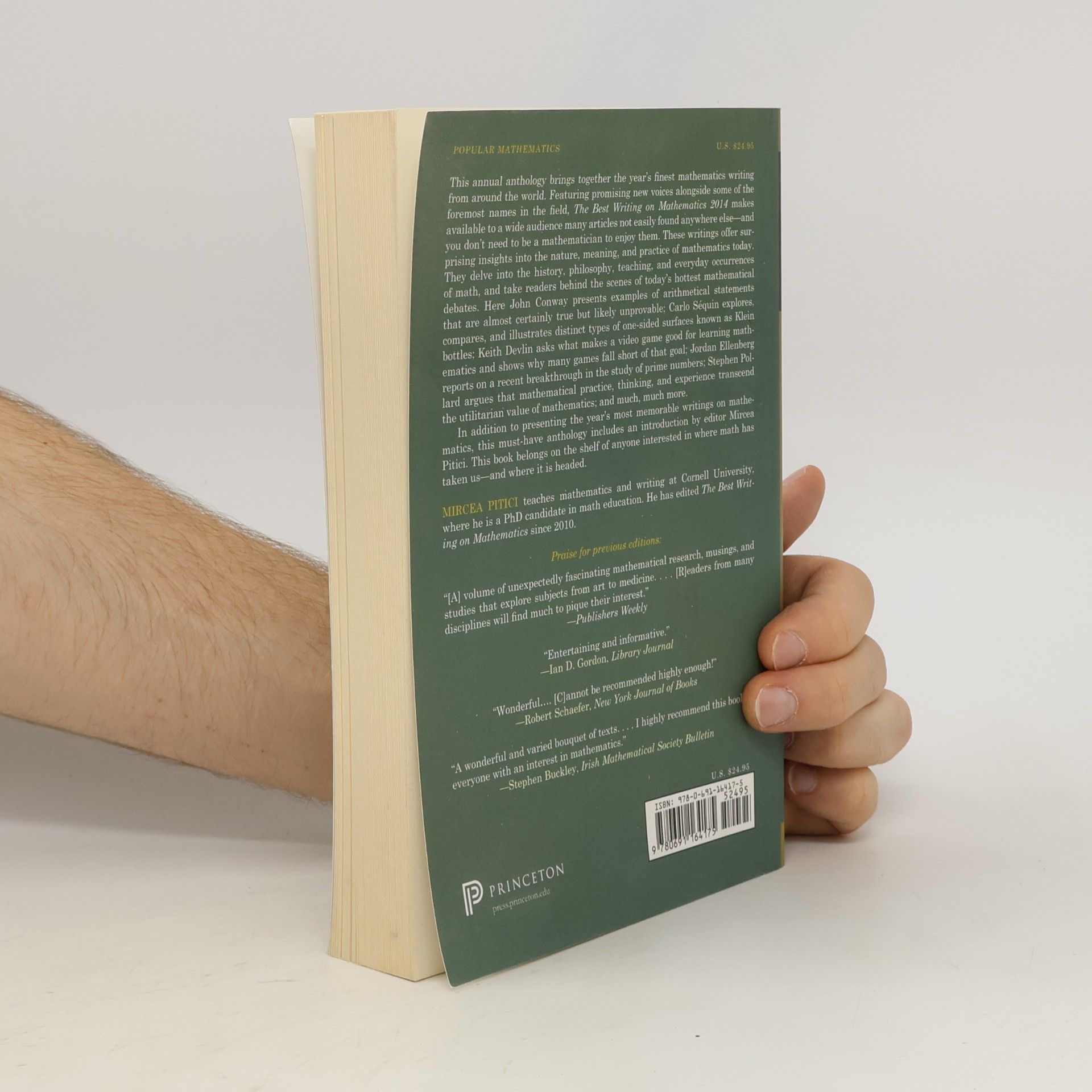 Mircea Pitici The Best Writing on Mathematics 2014