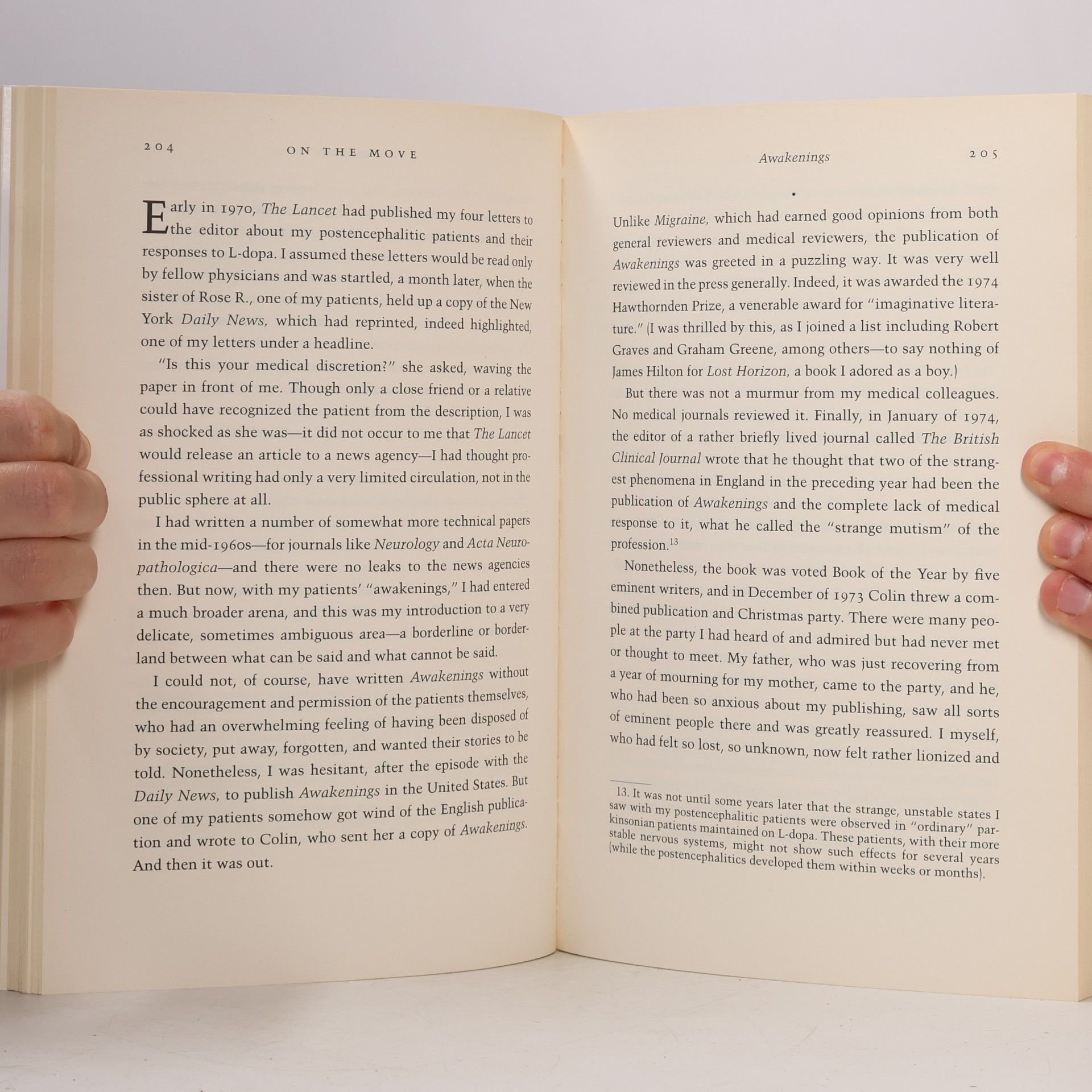 Oliver Sacks On The Move: A Life