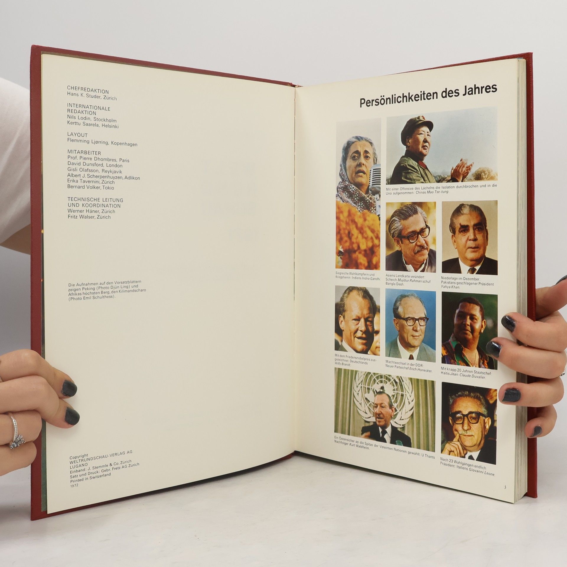 Hans K. Studer Welt Rundschau 1971