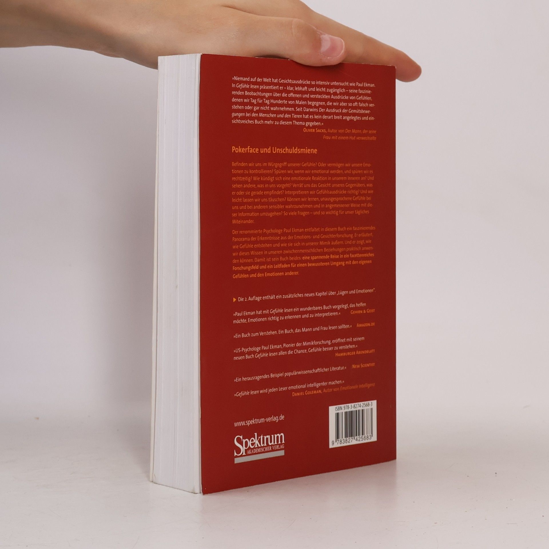 Paul Ekman Gefühle lesen. 2. Auflage
