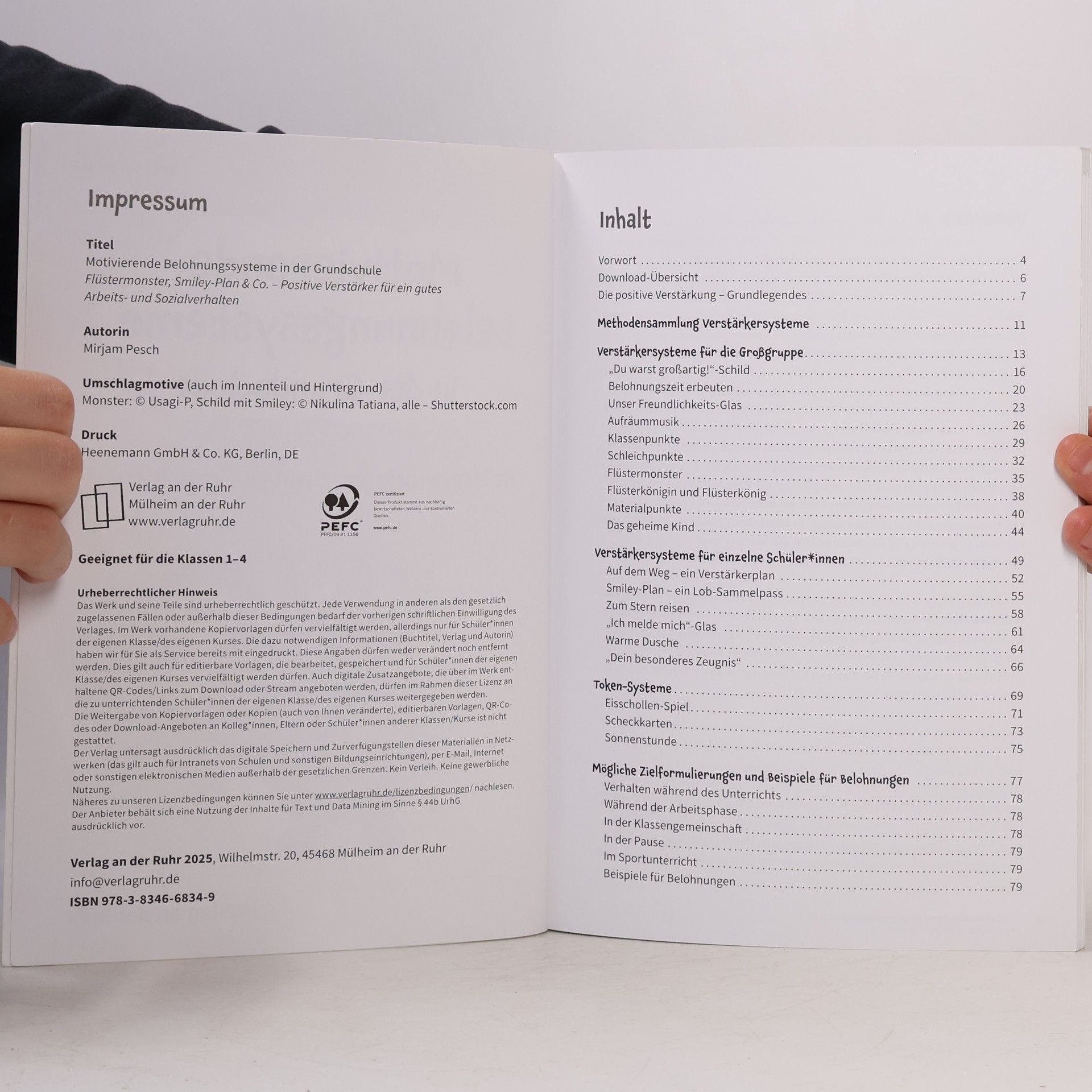 Mirjam Pesch Motivierende Belohnungssysteme in der Grundschule: Flüstermonster, Smiley-Plan & Co. – Positive Verstärker für ein gutes Arbeits- und Sozialverhalten