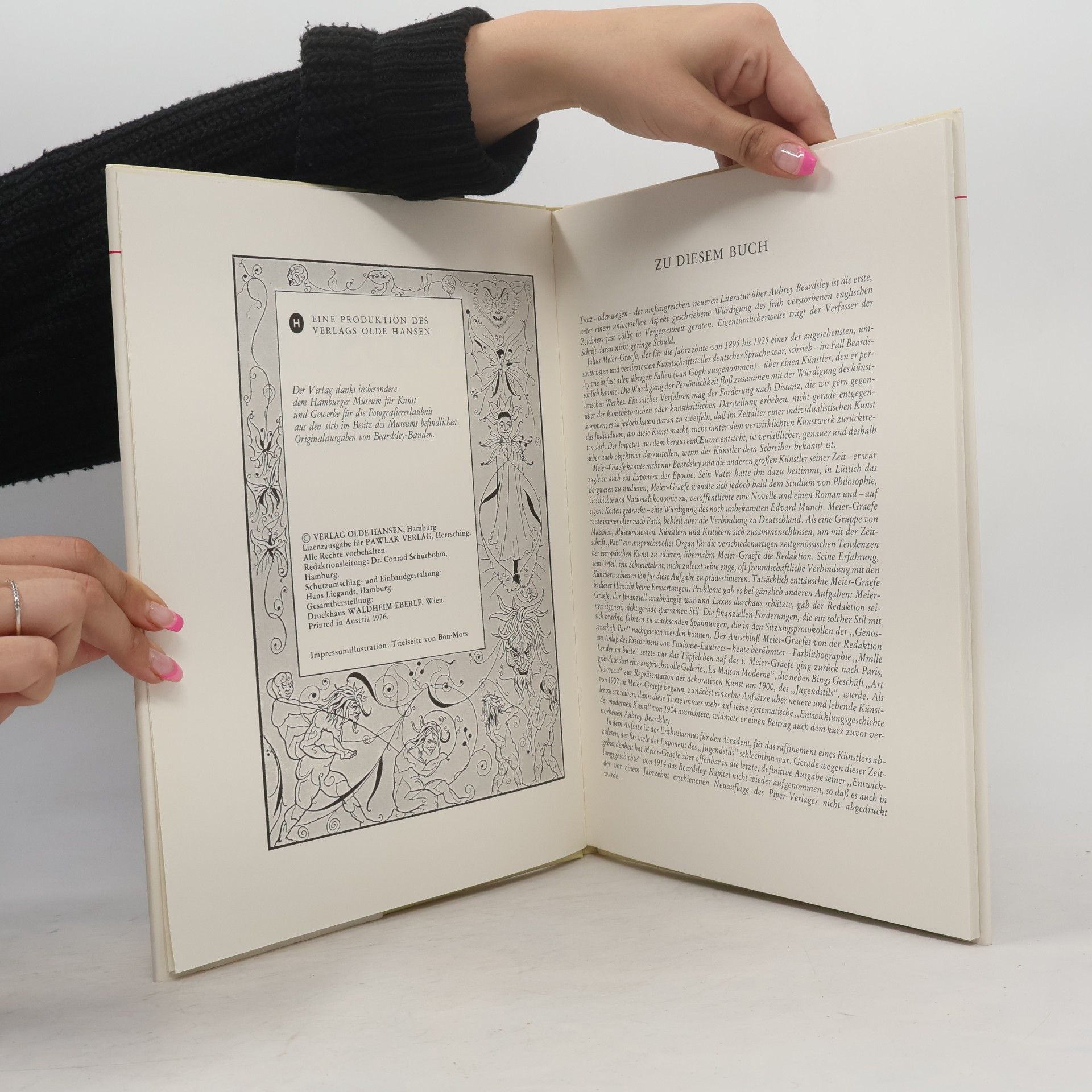 Julius Meier-Graefe Aubrey Beardsley. Mit 63 Bildtafeln