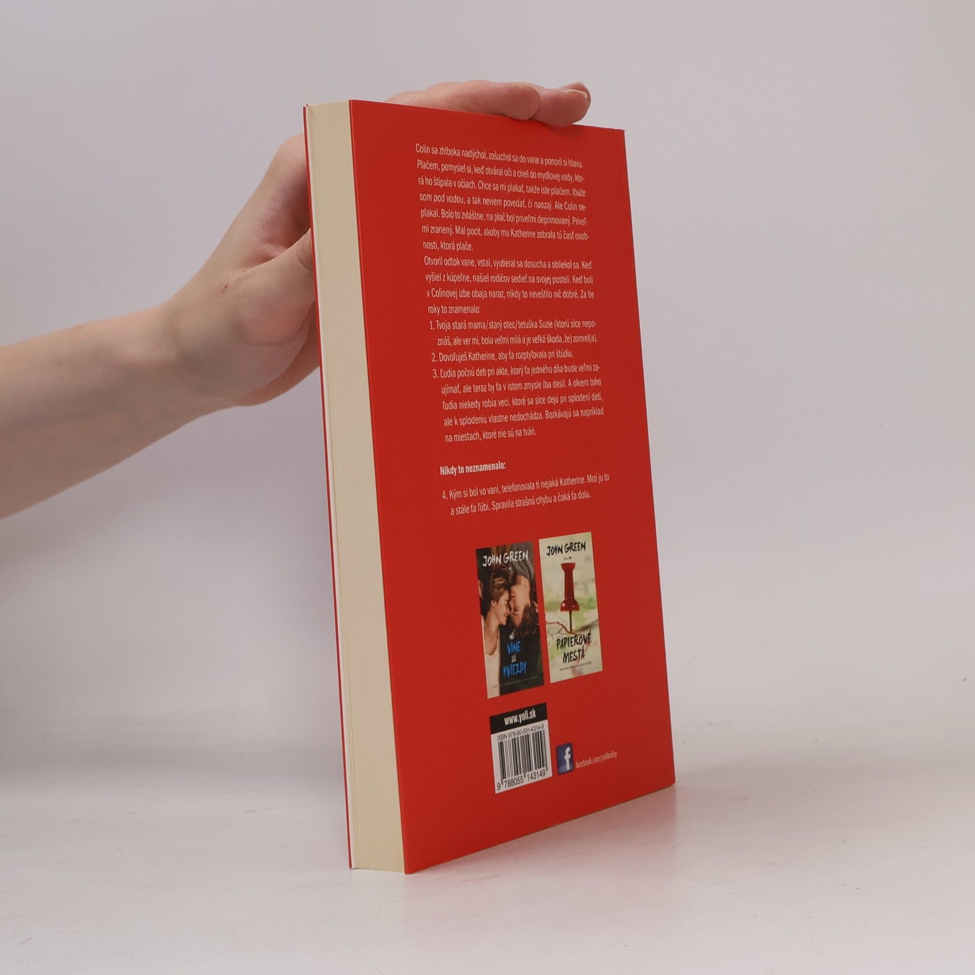 John Green Poučka o podstate predvídateľnosti Katherín