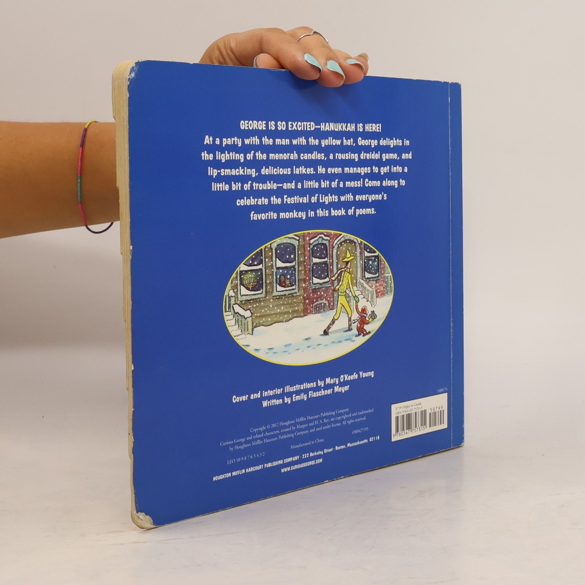 H. A. Rey Happy Hanukkah, Curious George Tabbed Board Book