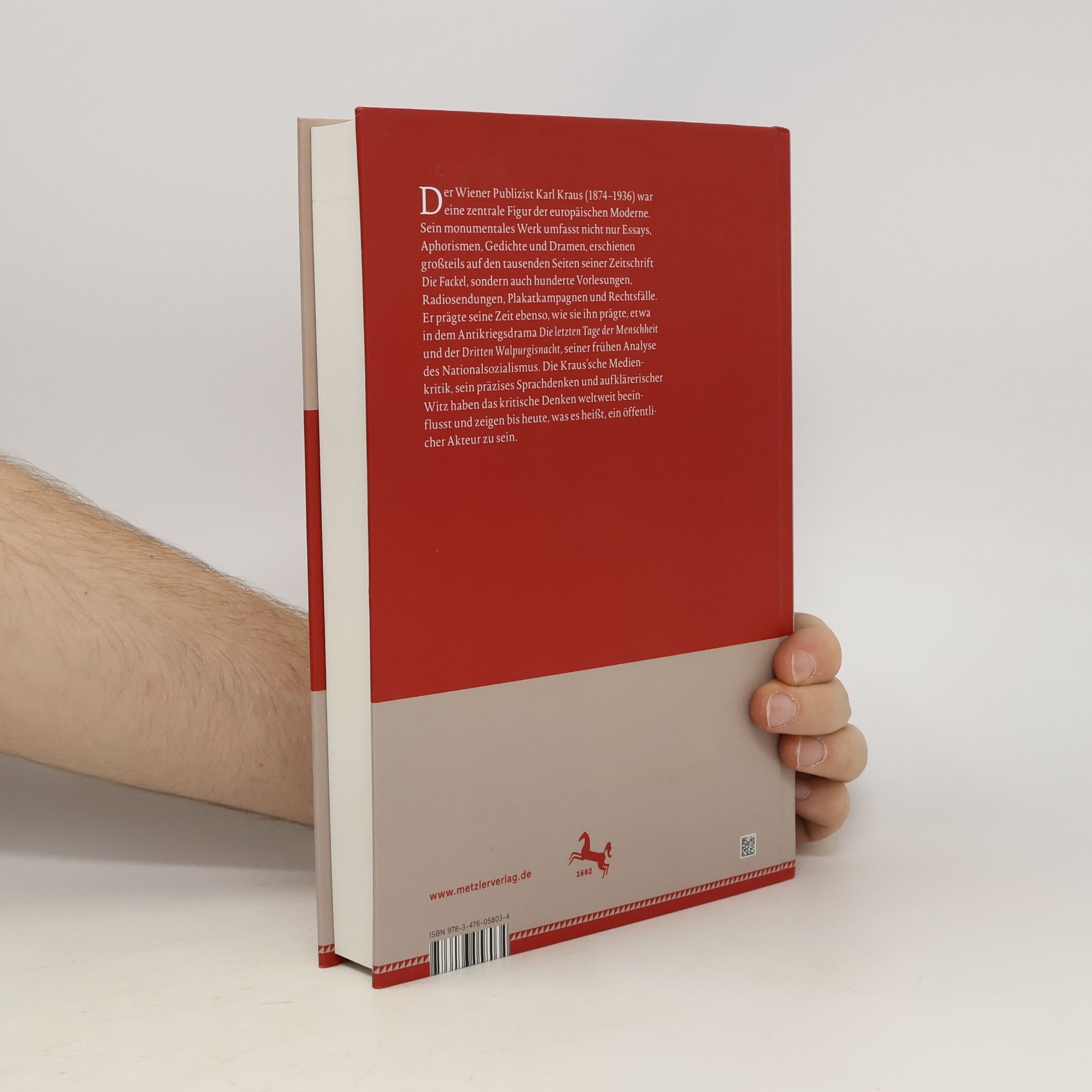 Isabel Langkabel Karl Kraus-Handbuch