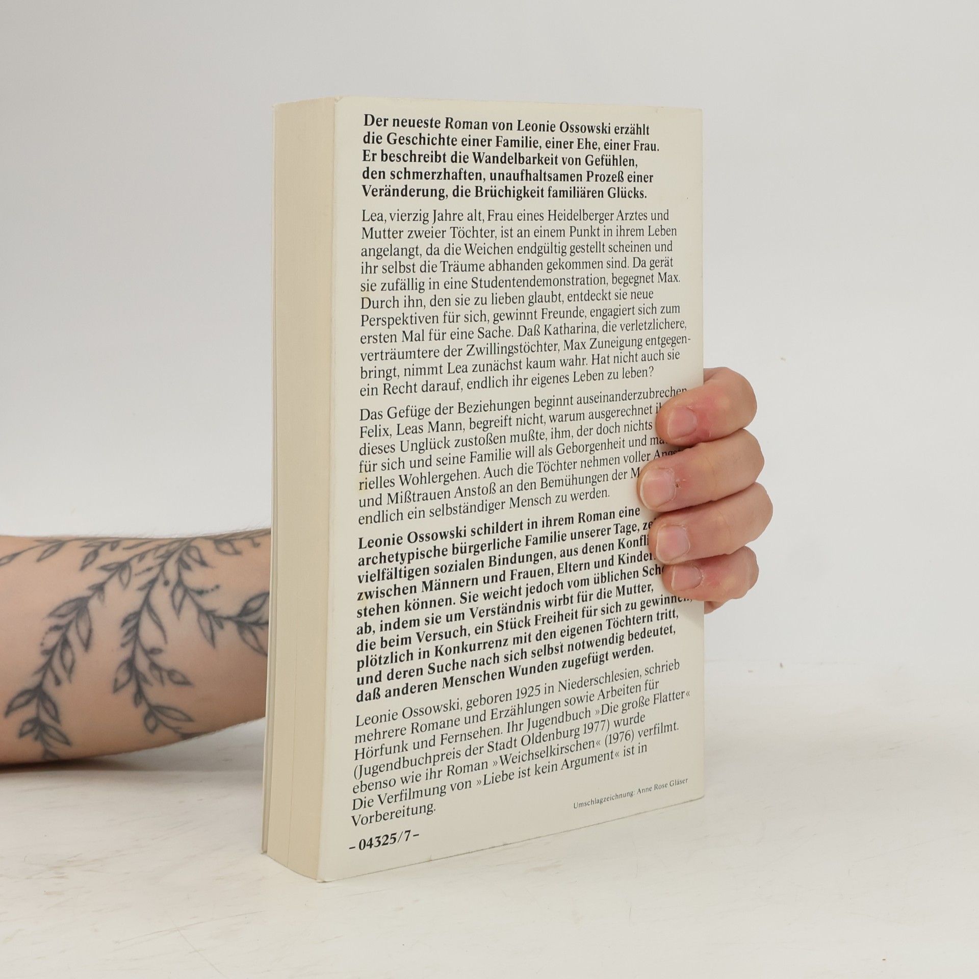 Leonie Ossowski Liebe ist kein Argument