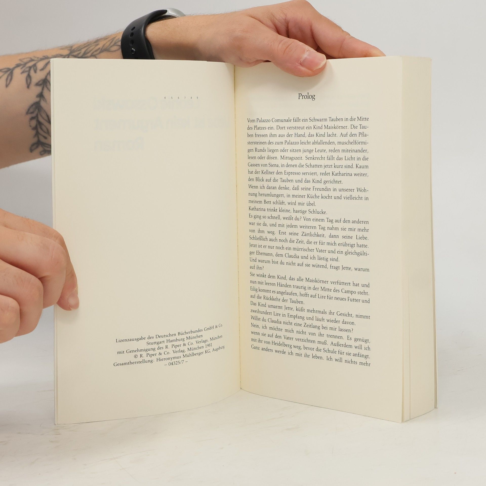 Leonie Ossowski Liebe ist kein Argument